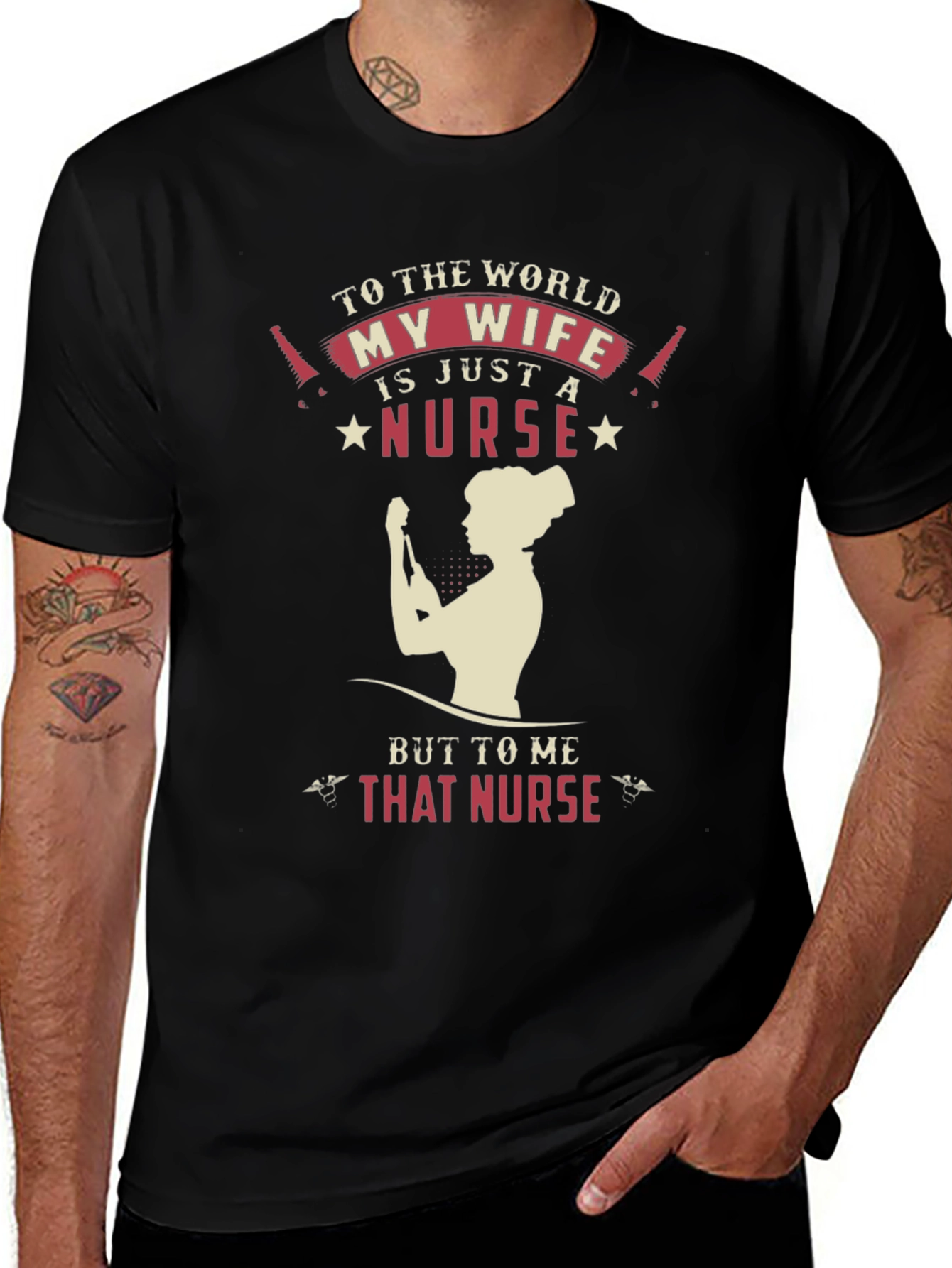 Variant 6 of My Wife is a Nurse Graphic T-Shirt