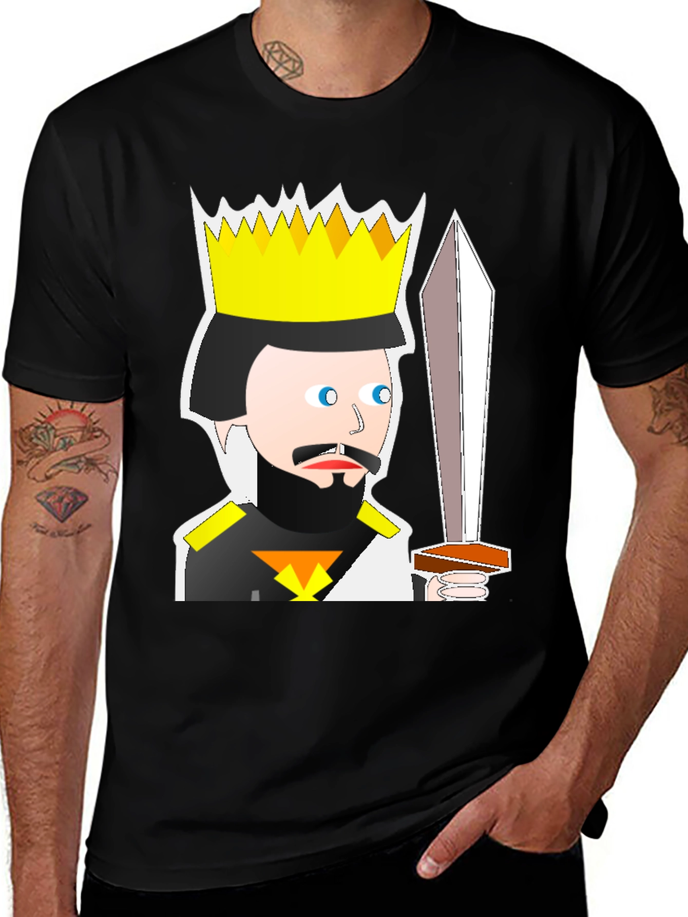 Variant 19 of King Cartoon T-Shirt: Medieval Humor Tee