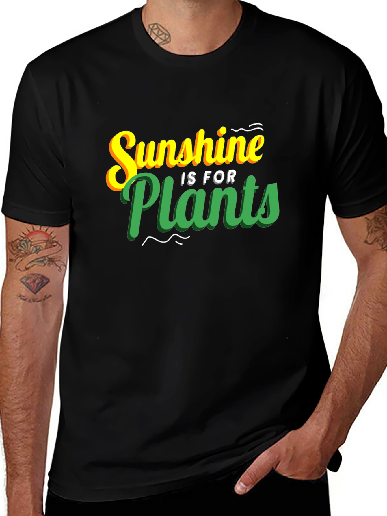 Sunshine is for Plants Graphic T-Shirt