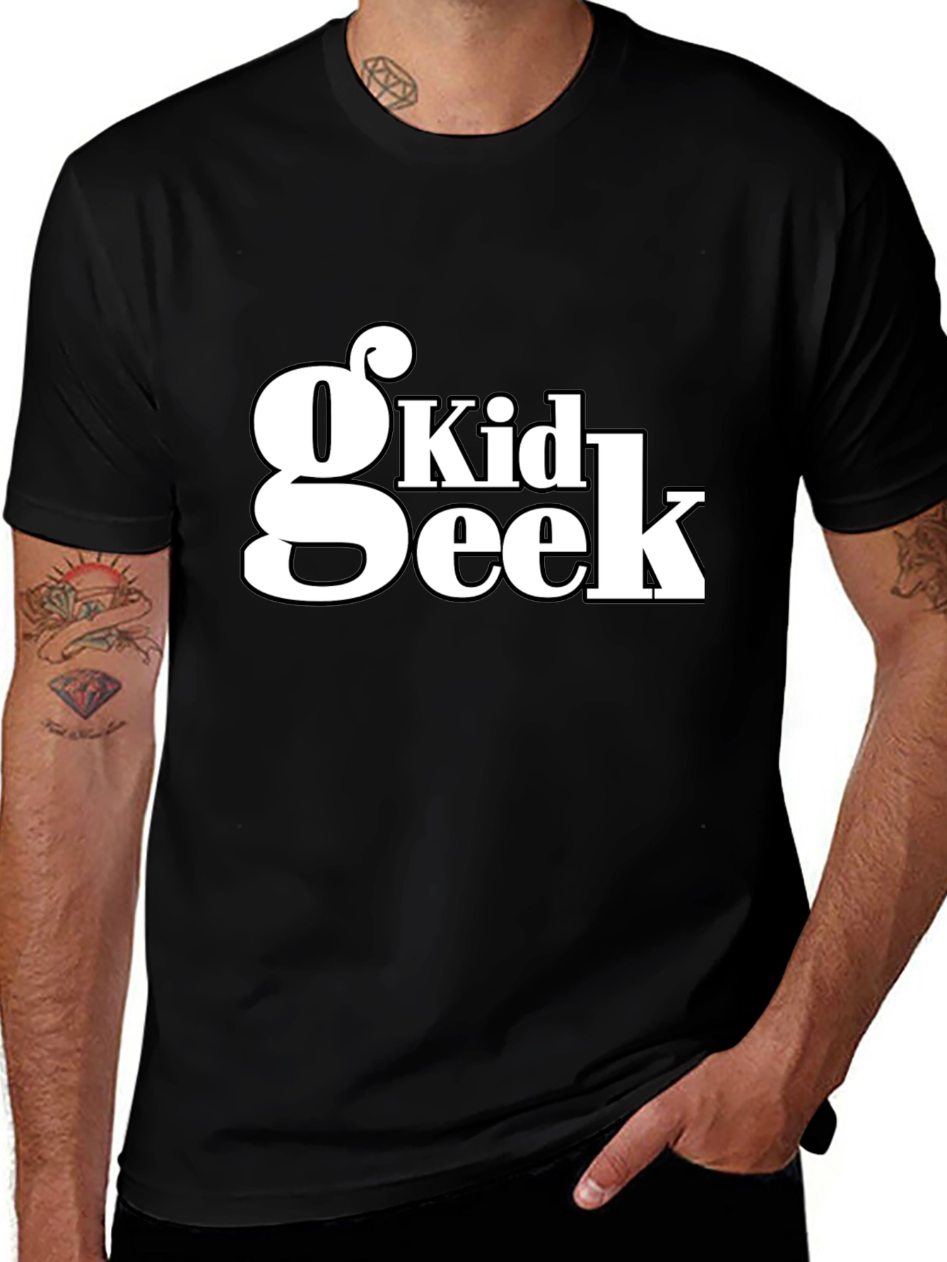 Kid Geek Black T-Shirt