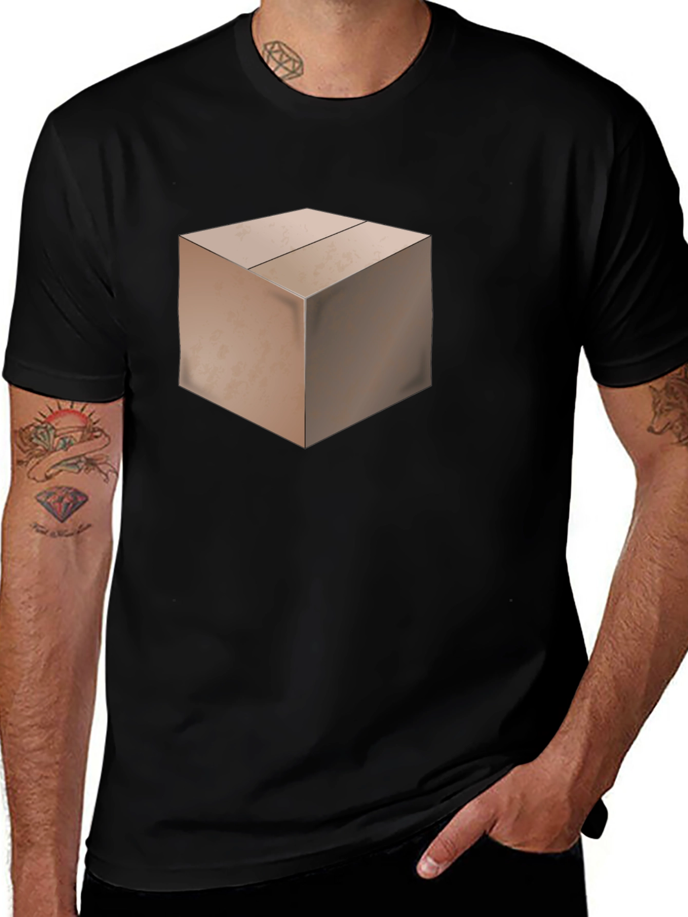 Box Graphic Tee - Unique & Stylish Men's Shirt