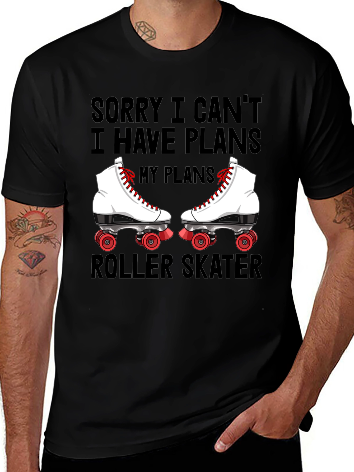 Variant 25 of Sorry I Can't Roller Skater T-Shirt
