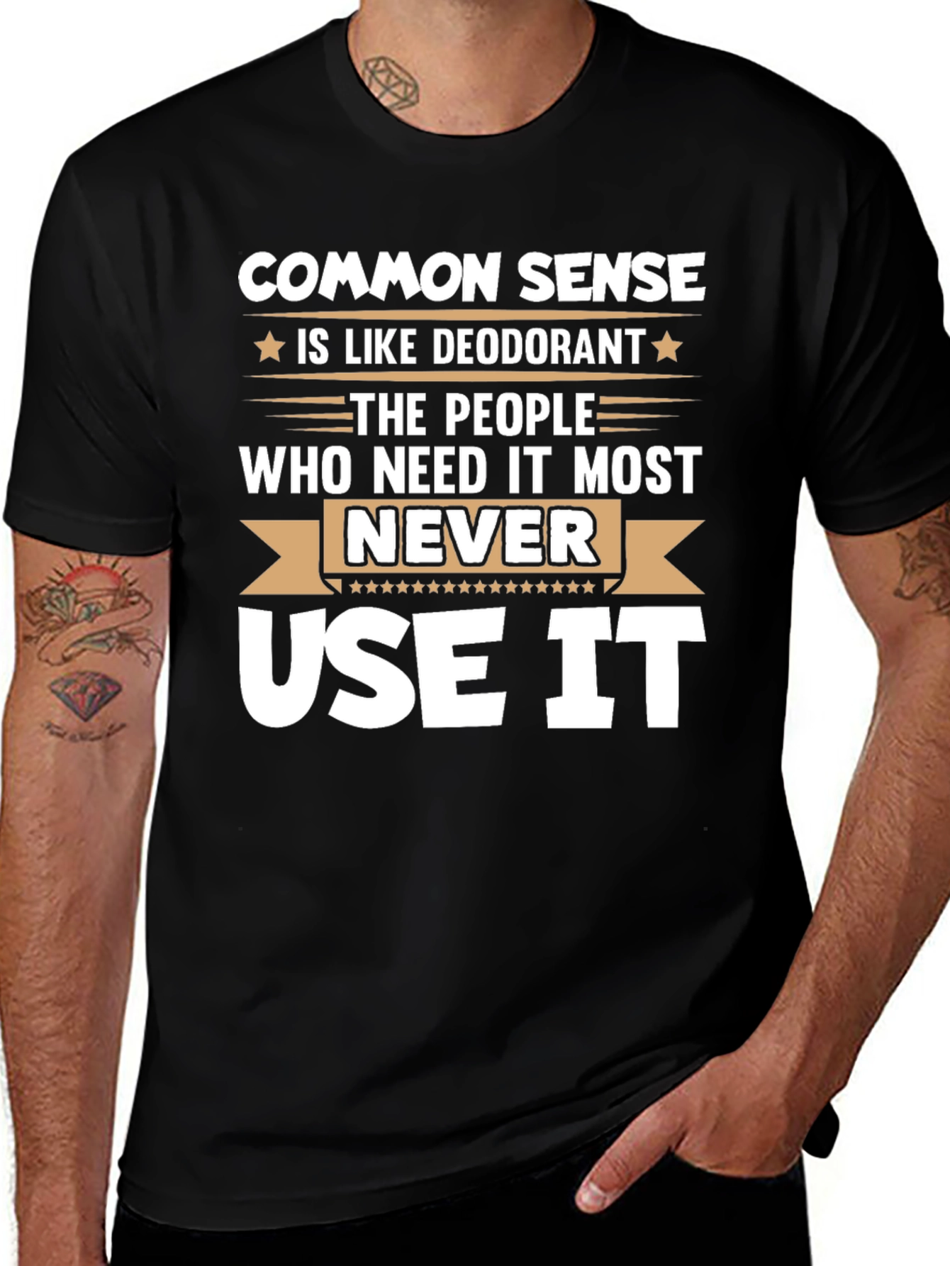 Variant 14 of Common Sense Deodorant Graphic Tee