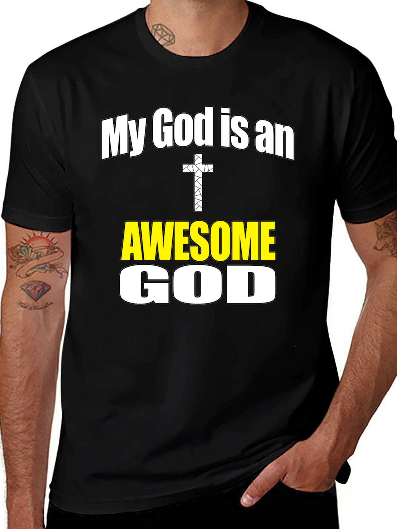 Awesome God T-Shirt Christian Faith Tee