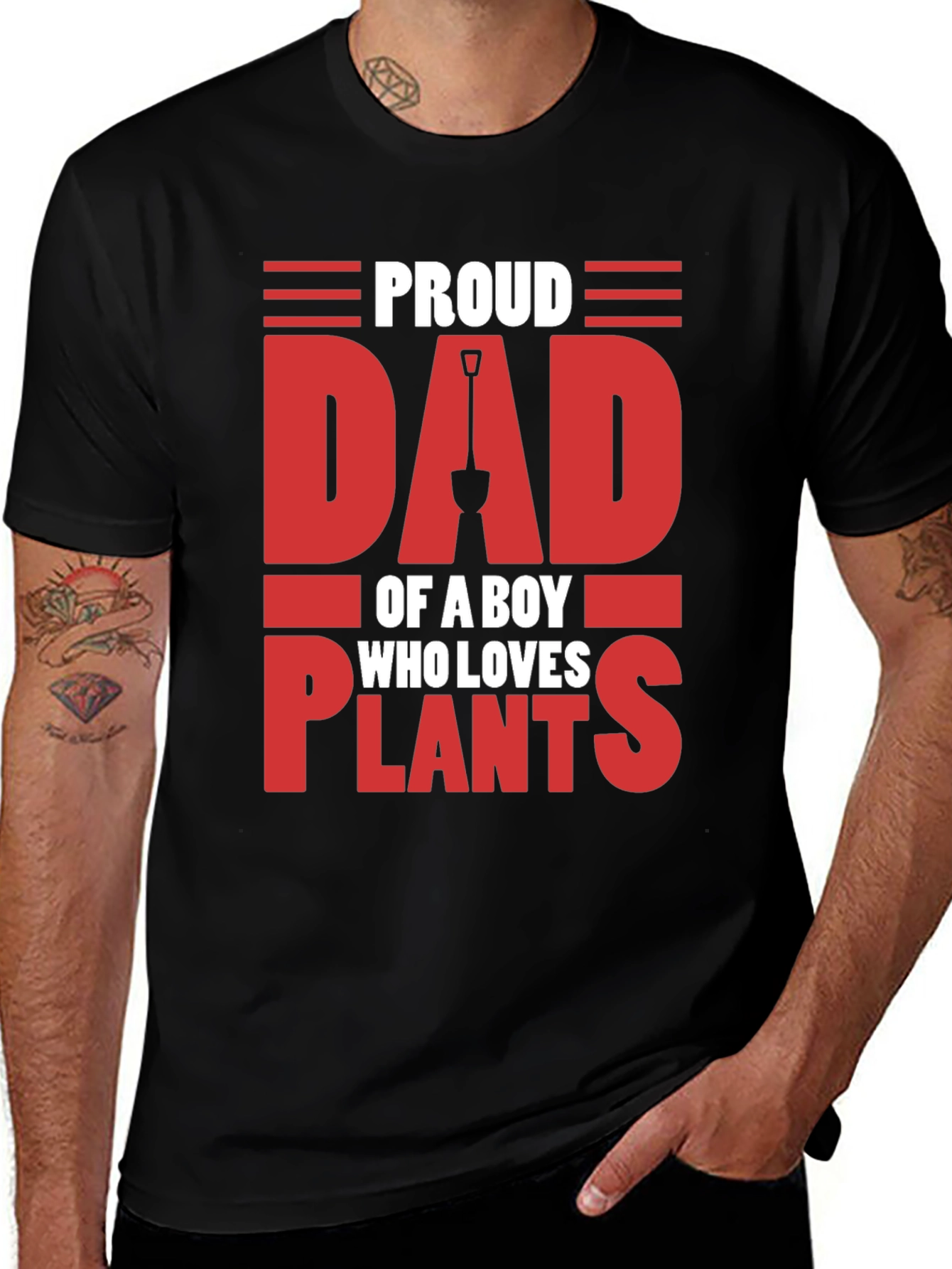 Proud Dad of a Boy Who Loves Plants T-Shirt