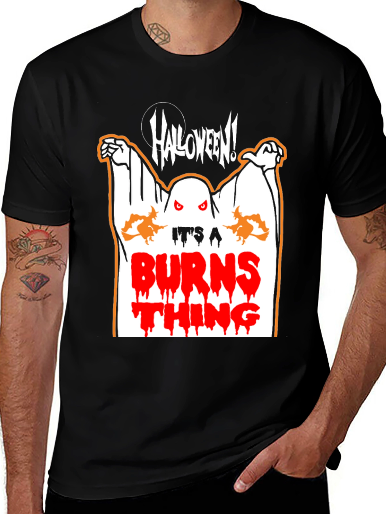 Variant 13 of Halloween Ghost T-Shirt - It's a Burns Thing!