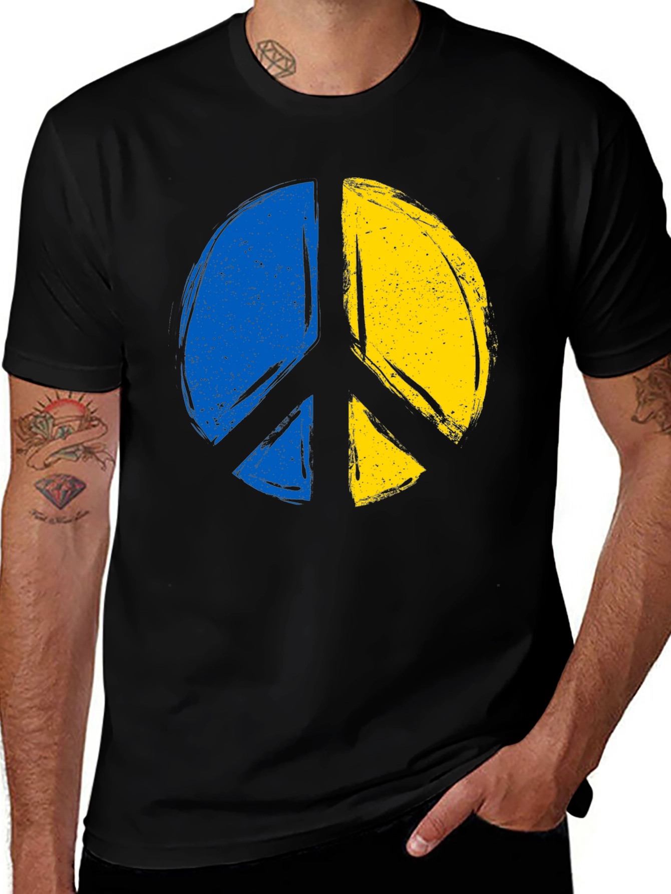Ukraine Peace Sign T-Shirt