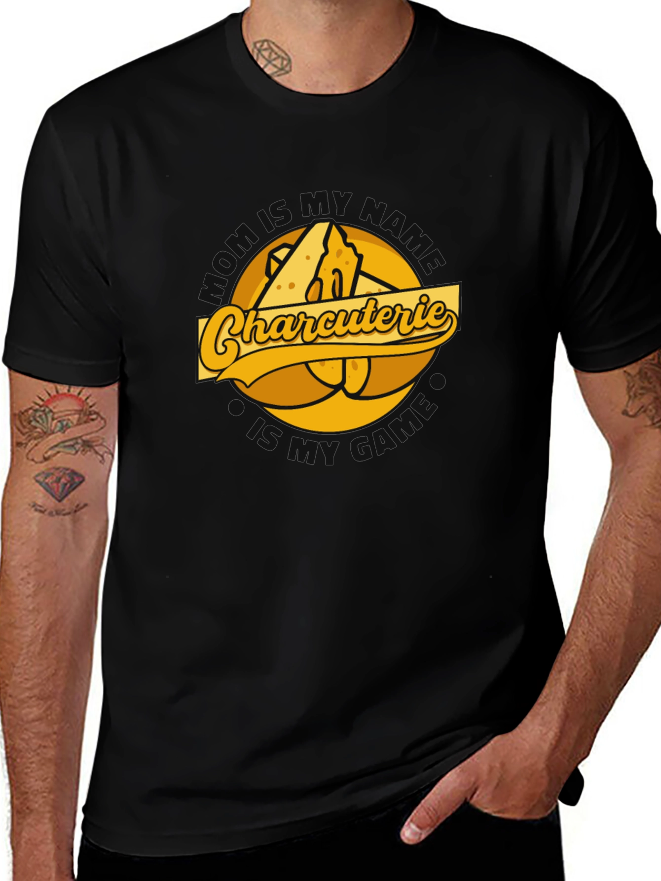Variant 15 of Charcuterie Cheese T-Shirt - Foodie Tee