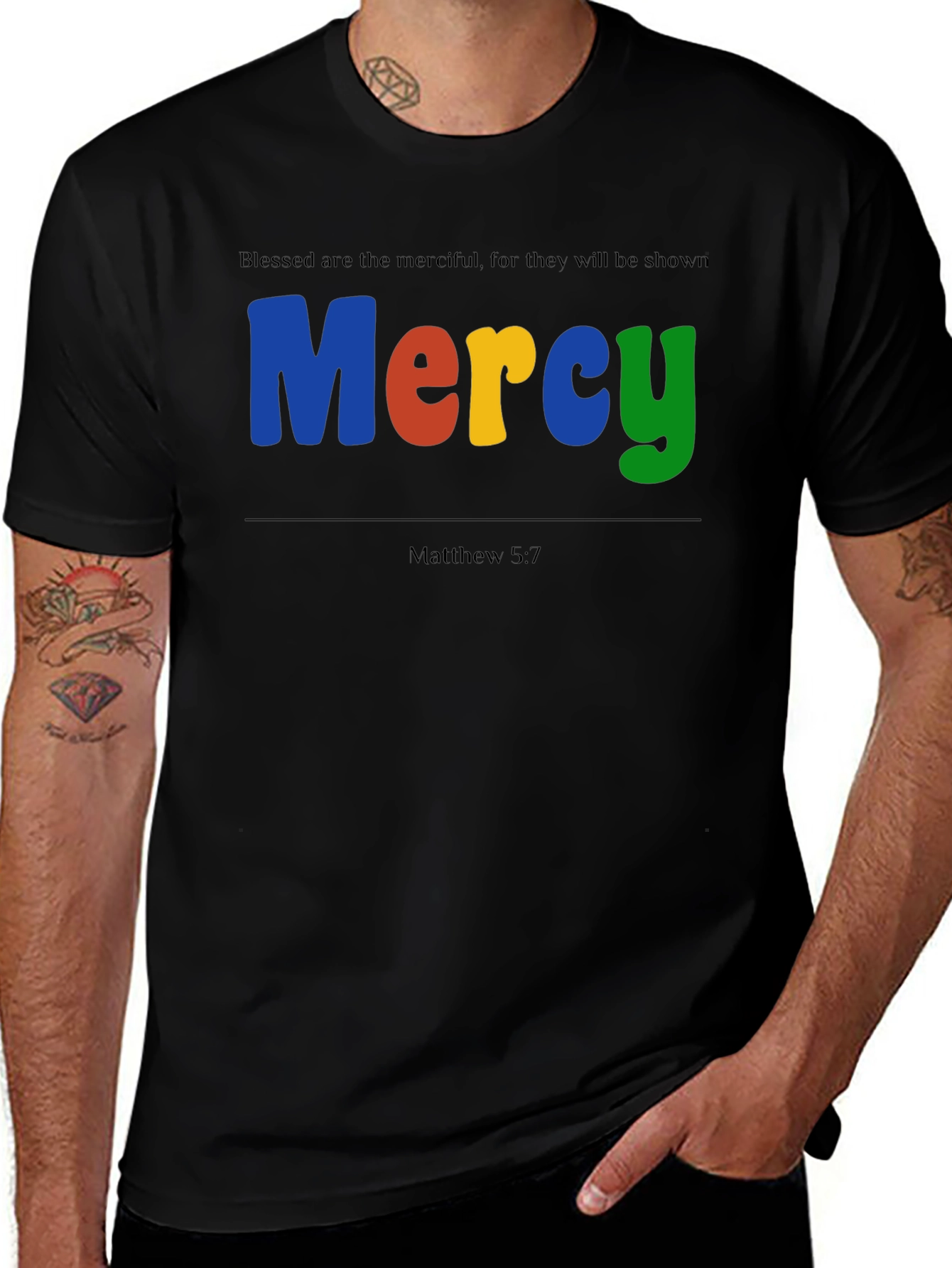 Mercy T-Shirt: Blessed are the Merciful