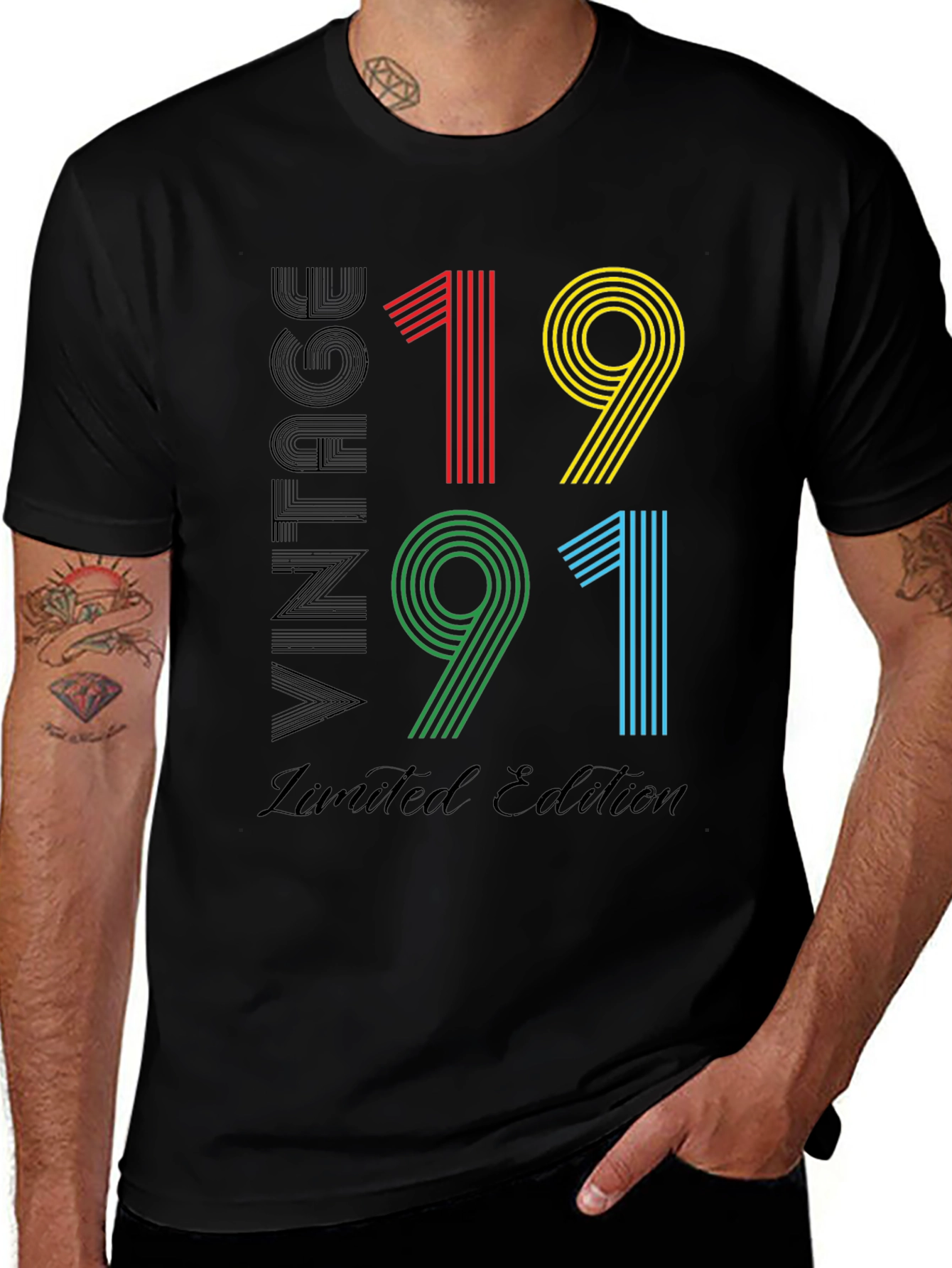 Variant 9 of Vintage 1991 Limited Edition Graphic T-Shirt