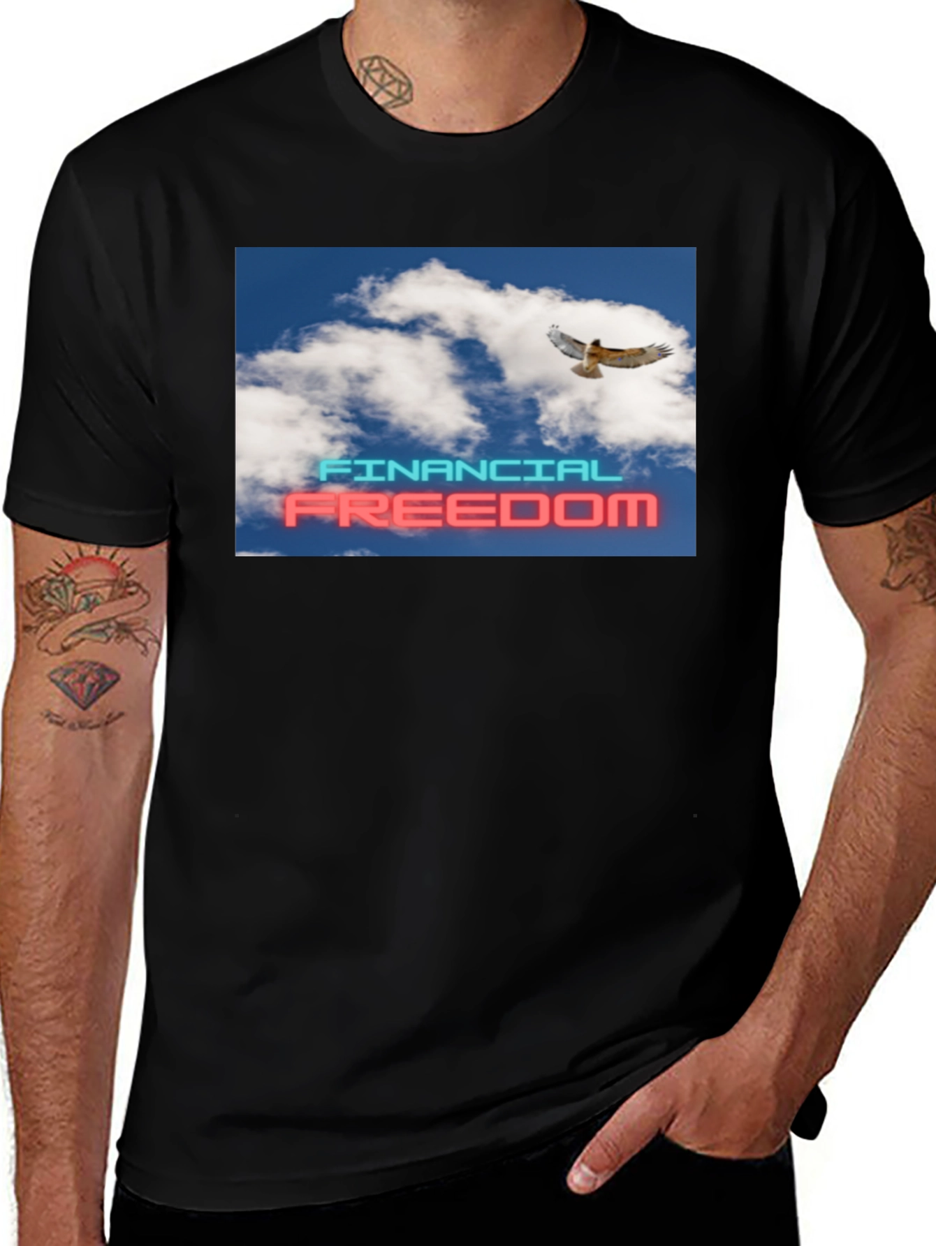 Financial Freedom Graphic Tee - Soar to Success!