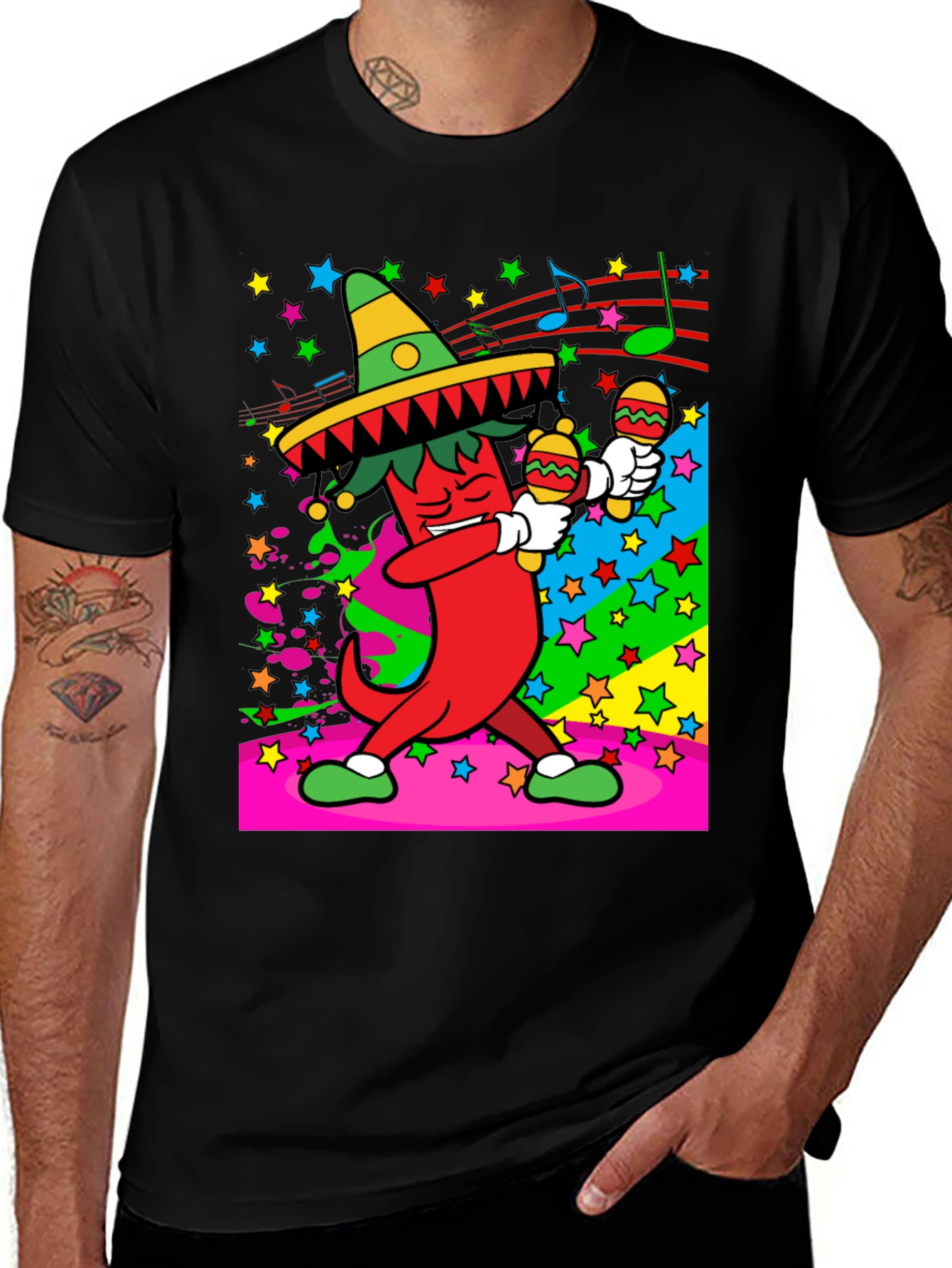 Dancing Chili Pepper T-Shirt: Fiesta Fun!