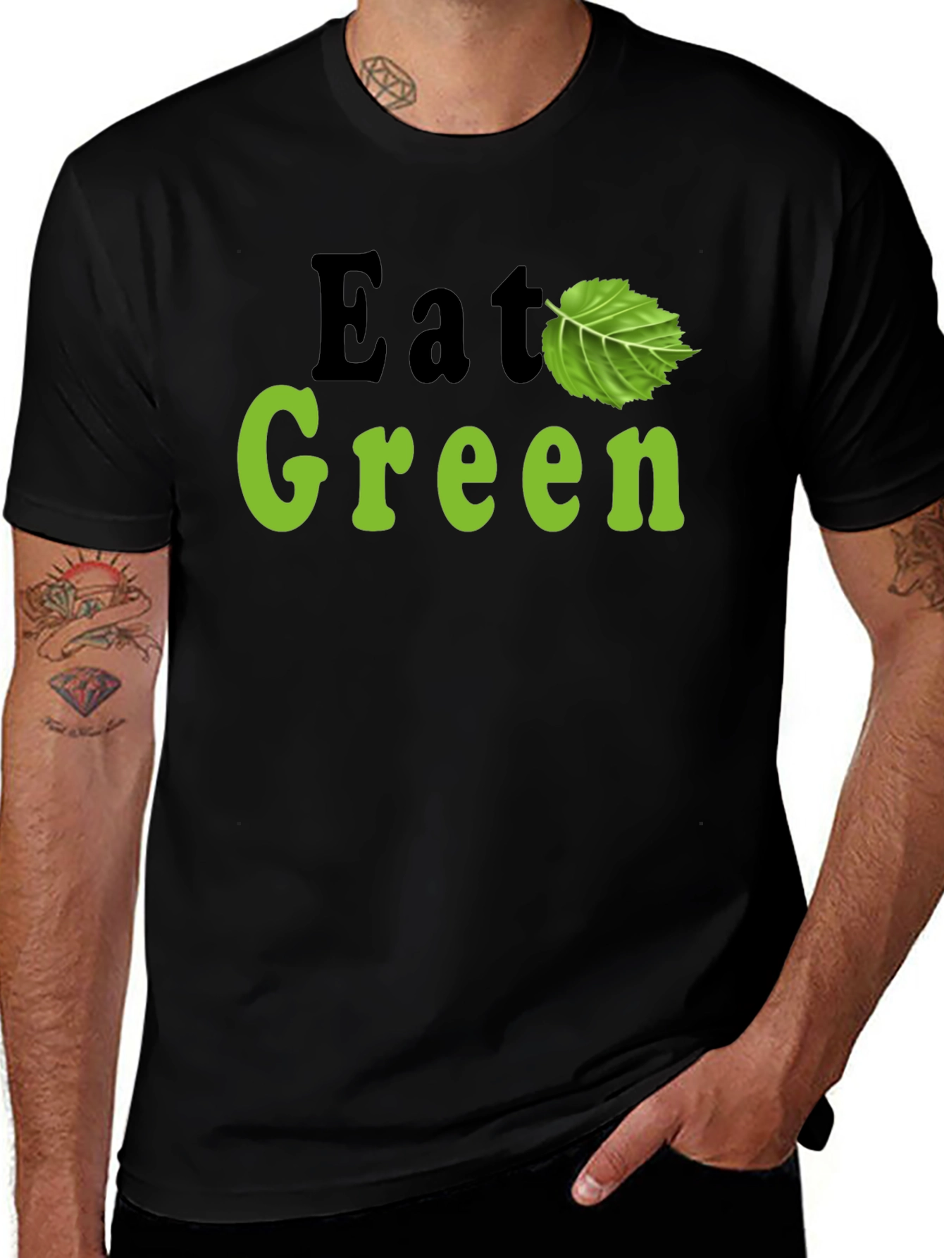 Eat Green T-Shirt - Vegan Friendly Tee