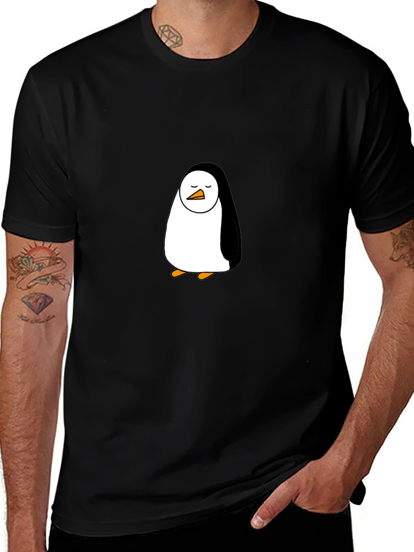Variant 15 of Penguin Graphic Black T-Shirt