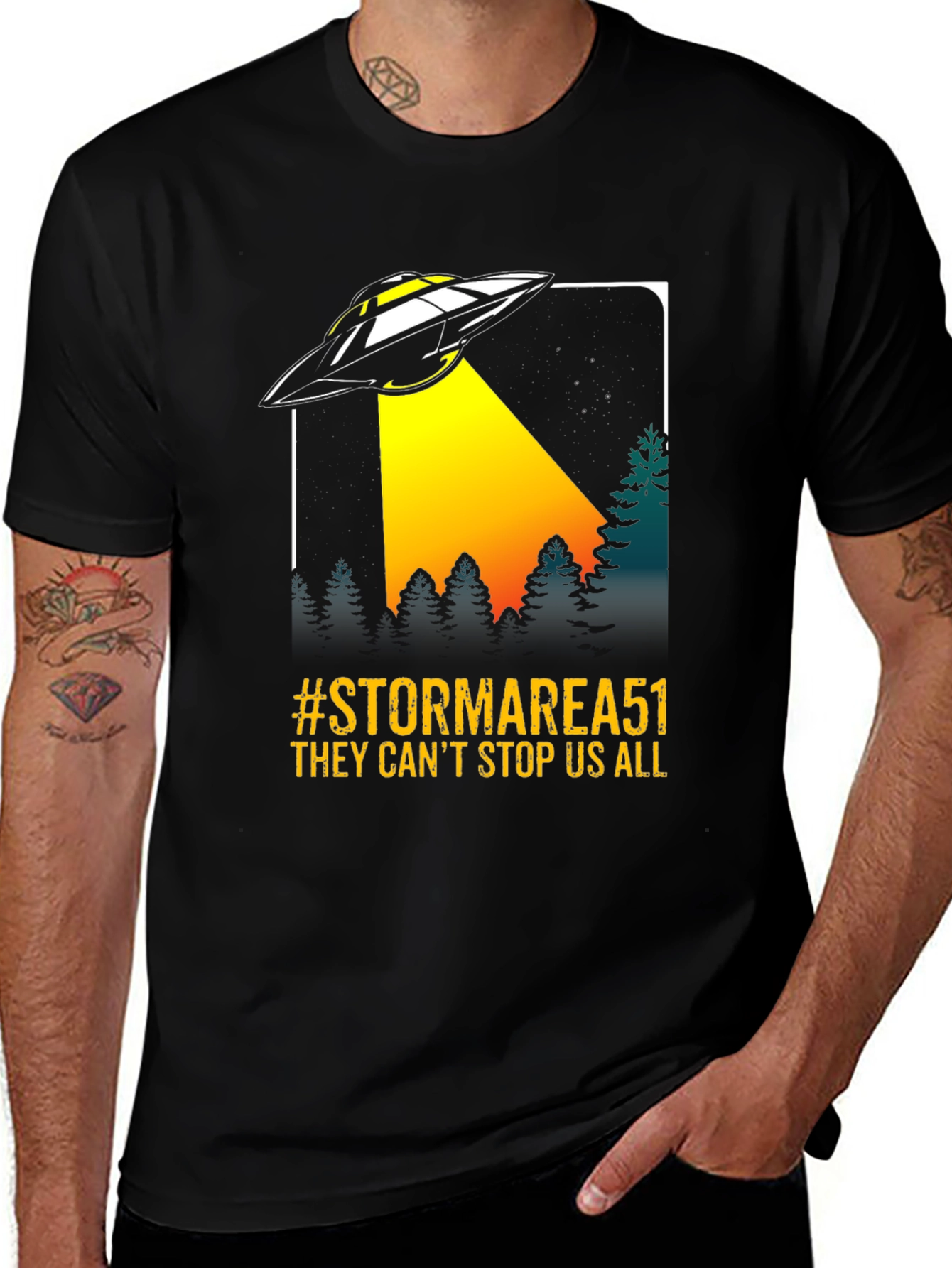 Storm Area 51 UFO T-Shirt