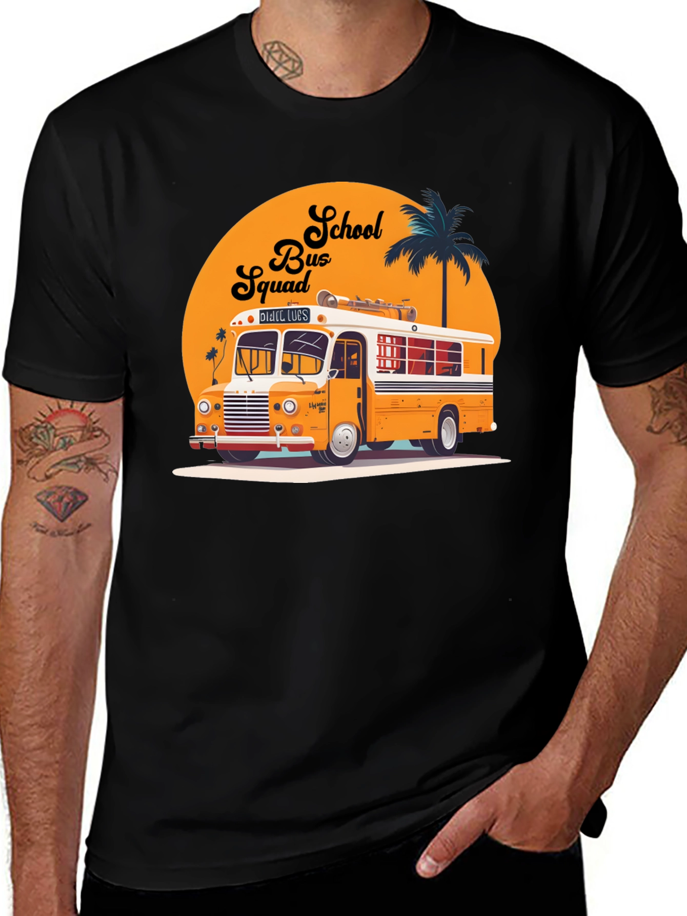 Variant 16 of School Bus Squad Graphic Tee