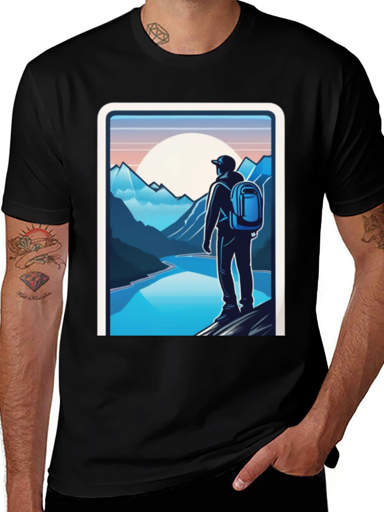 Variant 12 of Mountain Adventure T-Shirt: Hiker's Dream