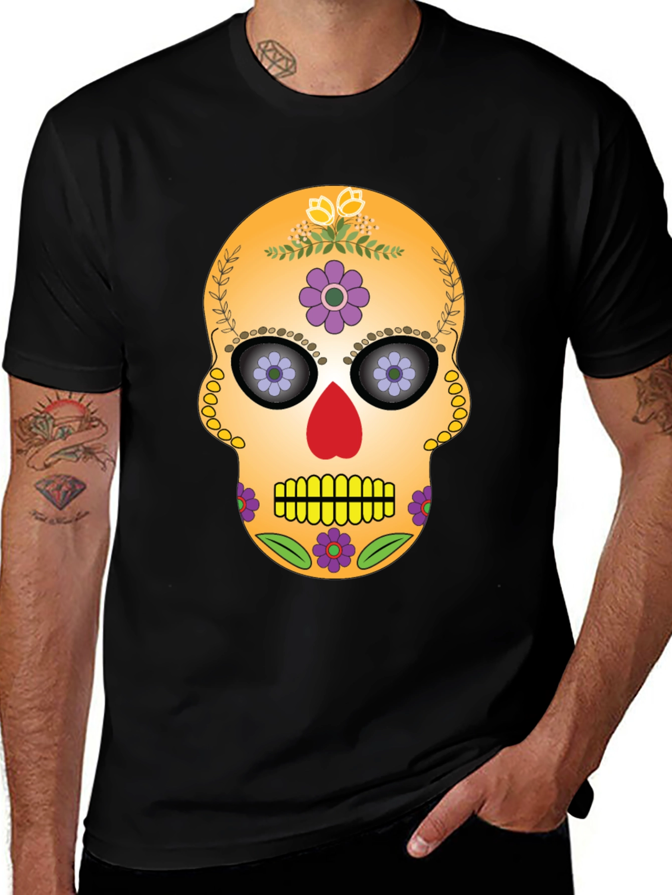 Variant 27 of Sugar Skull T-Shirt - Day of the Dead