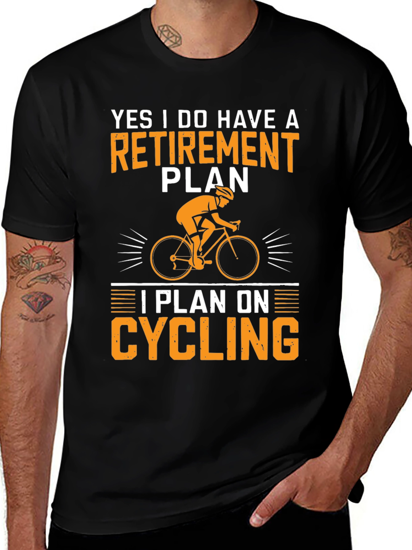 Variant 15 of Retirement Plan Cycling T-Shirt