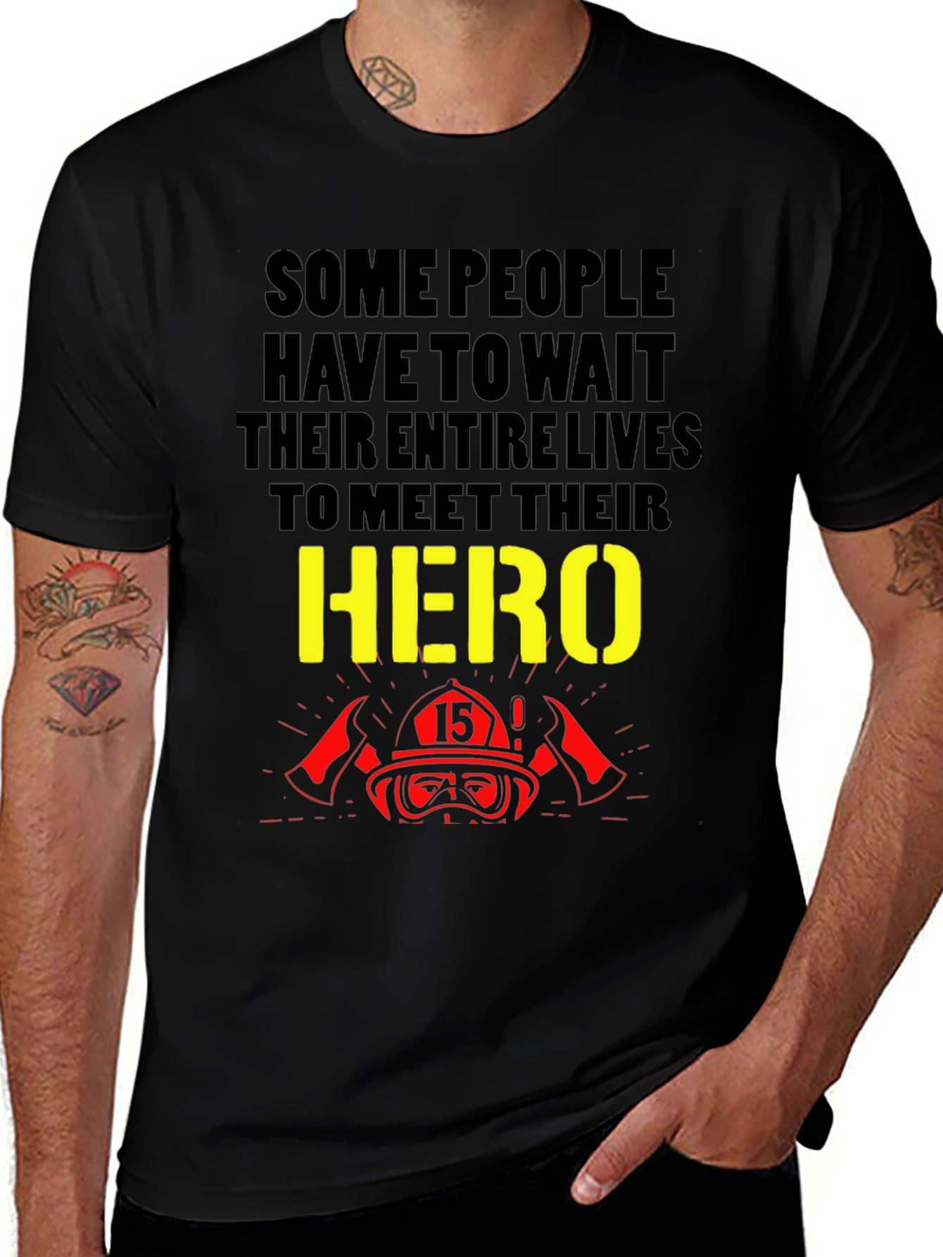 Variant 3 of Firefighter Hero T-Shirt