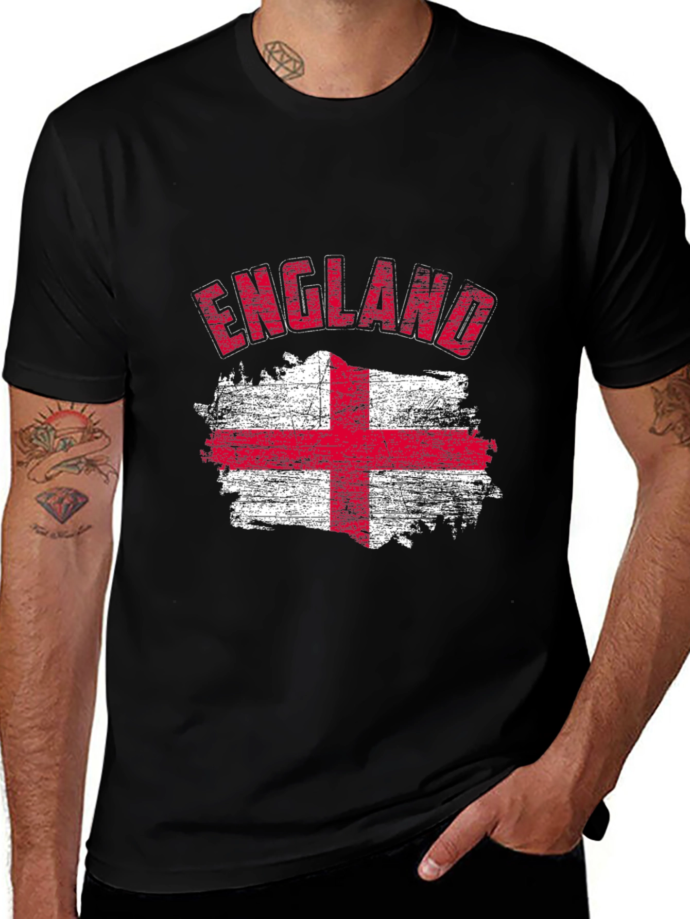 Variant 5 of England Flag Graphic T-Shirt