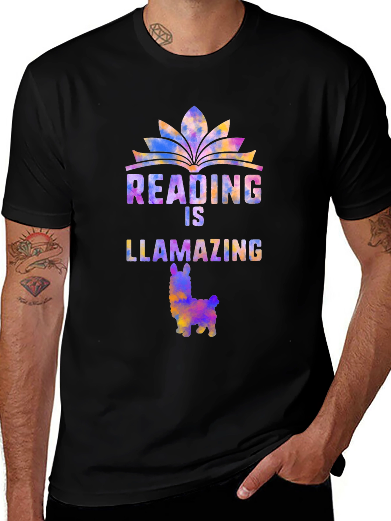 Variant 18 of Reading is Llamazing Graphic Tee