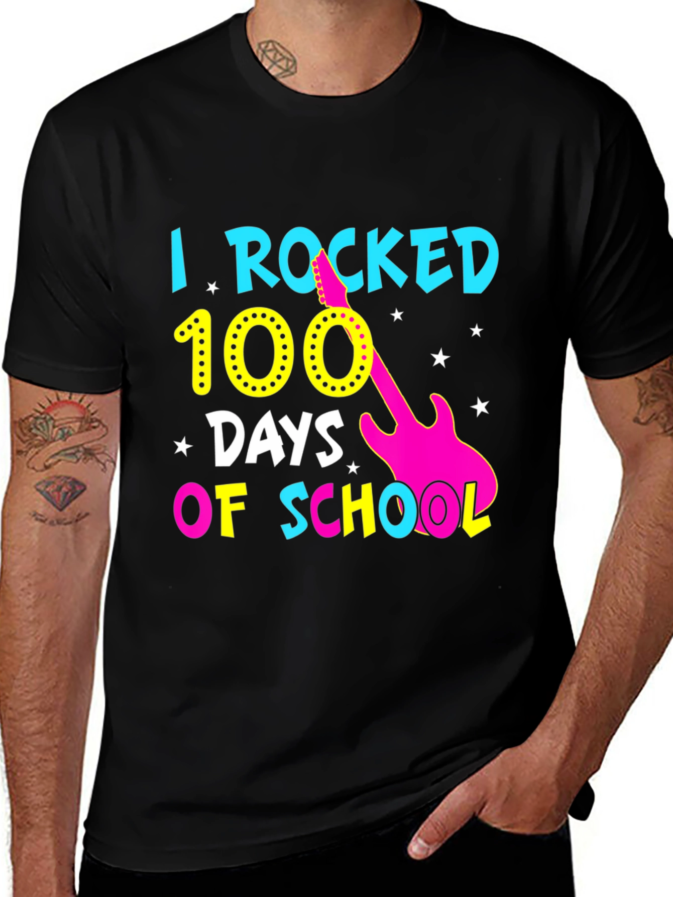 Variant 15 of Rocked 100 Days of School T-Shirt