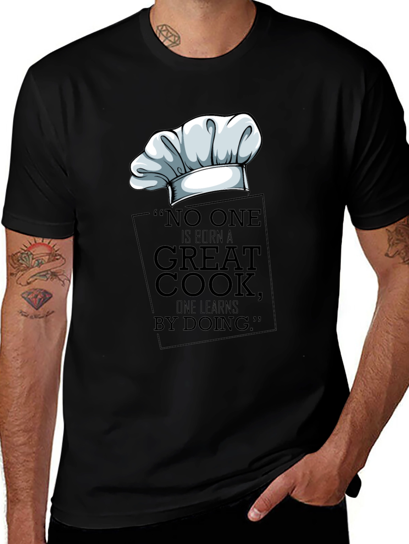Variant 16 of Chef's Hat T-Shirt - Great Cook Design