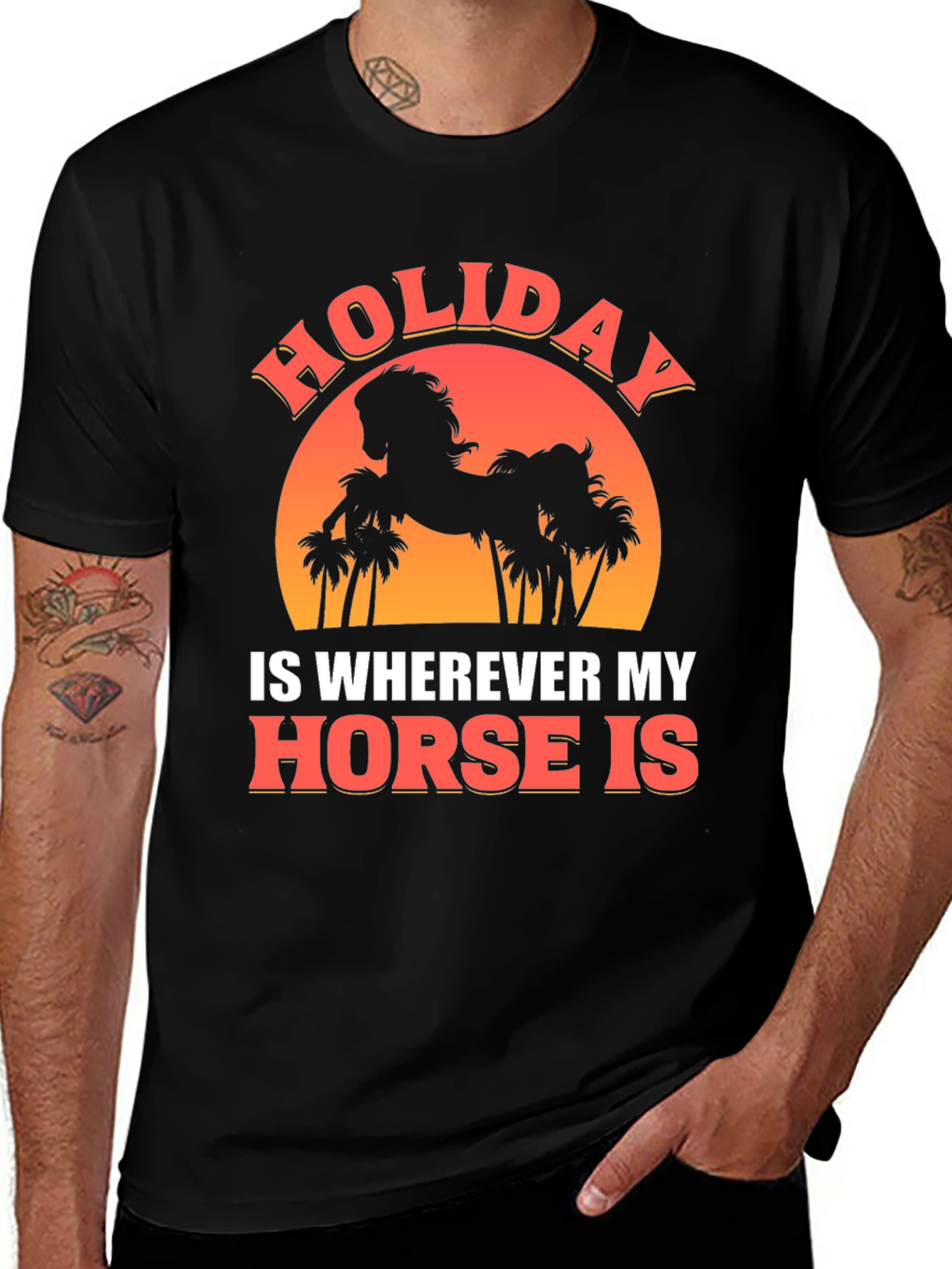 Variant 8 of Holiday Horse T-Shirt