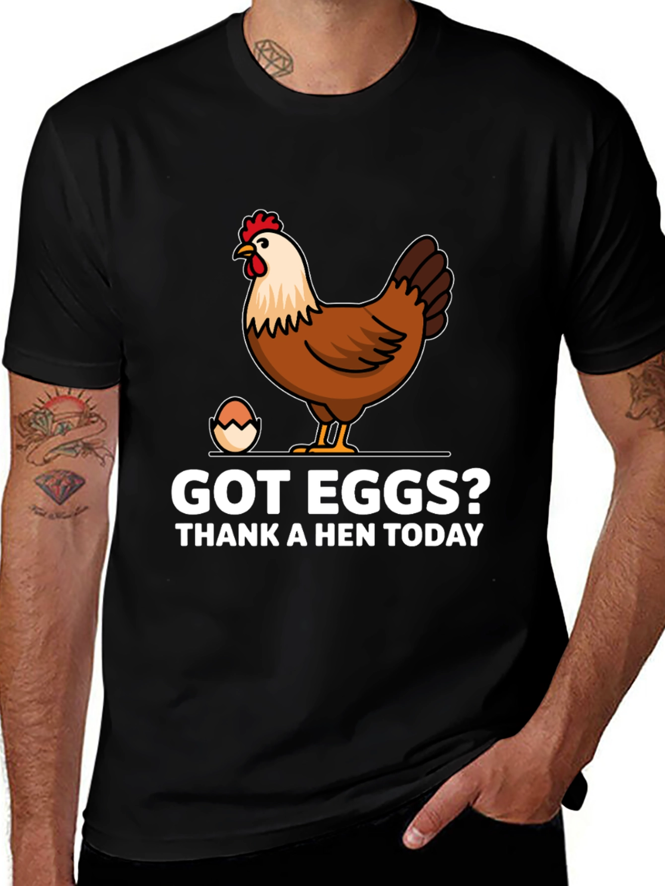 Variant 28 of Got Eggs? Thank a Hen T-Shirt