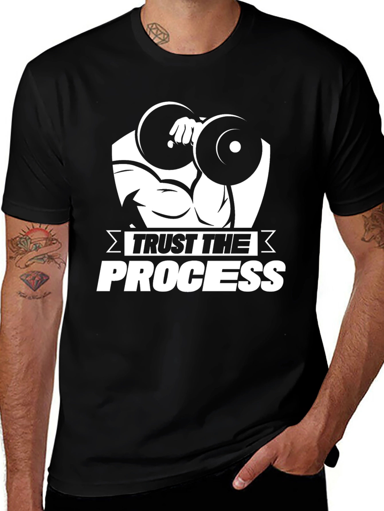 Trust the Process T-Shirt - Black