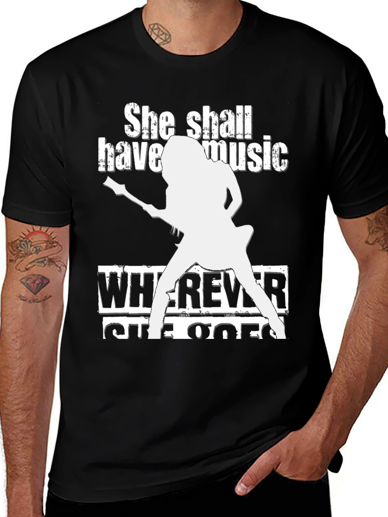 Variant 11 of She Shall Have Music T-Shirt