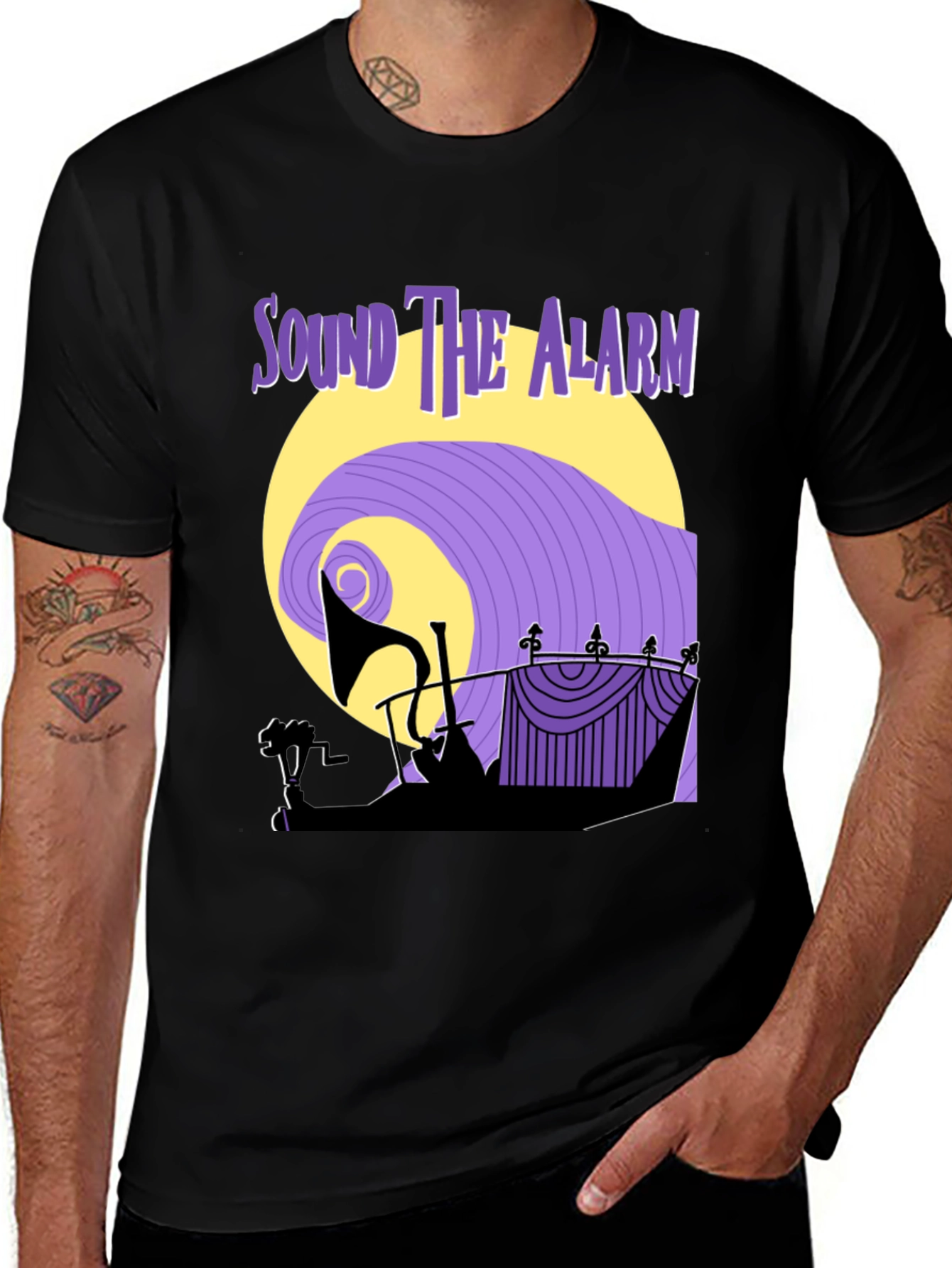 Variant 3 of Sound the Alarm Graphic Tee - Halloween Inspired