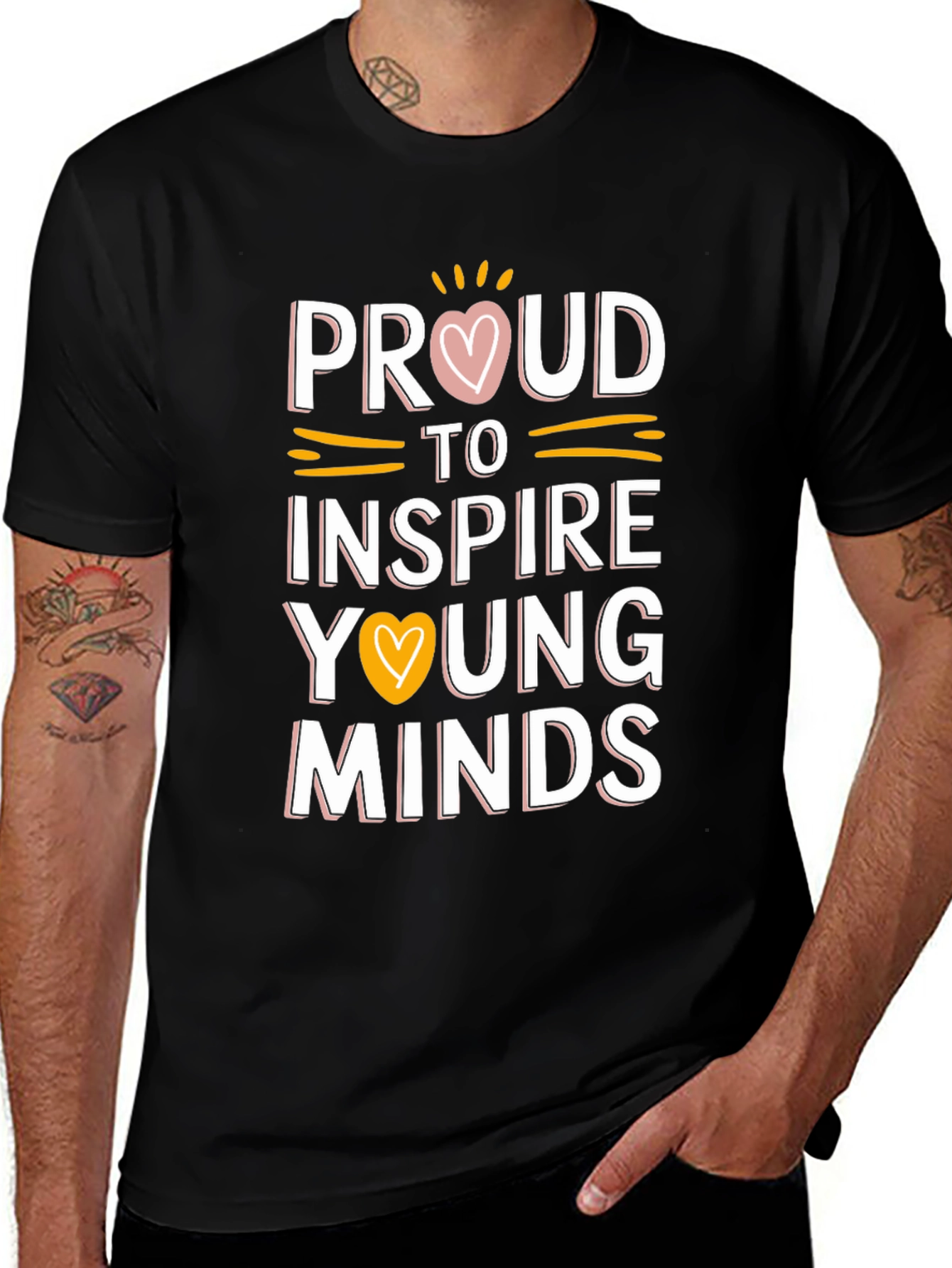 Variant 3 of Proud to Inspire Young Minds Graphic T-Shirt