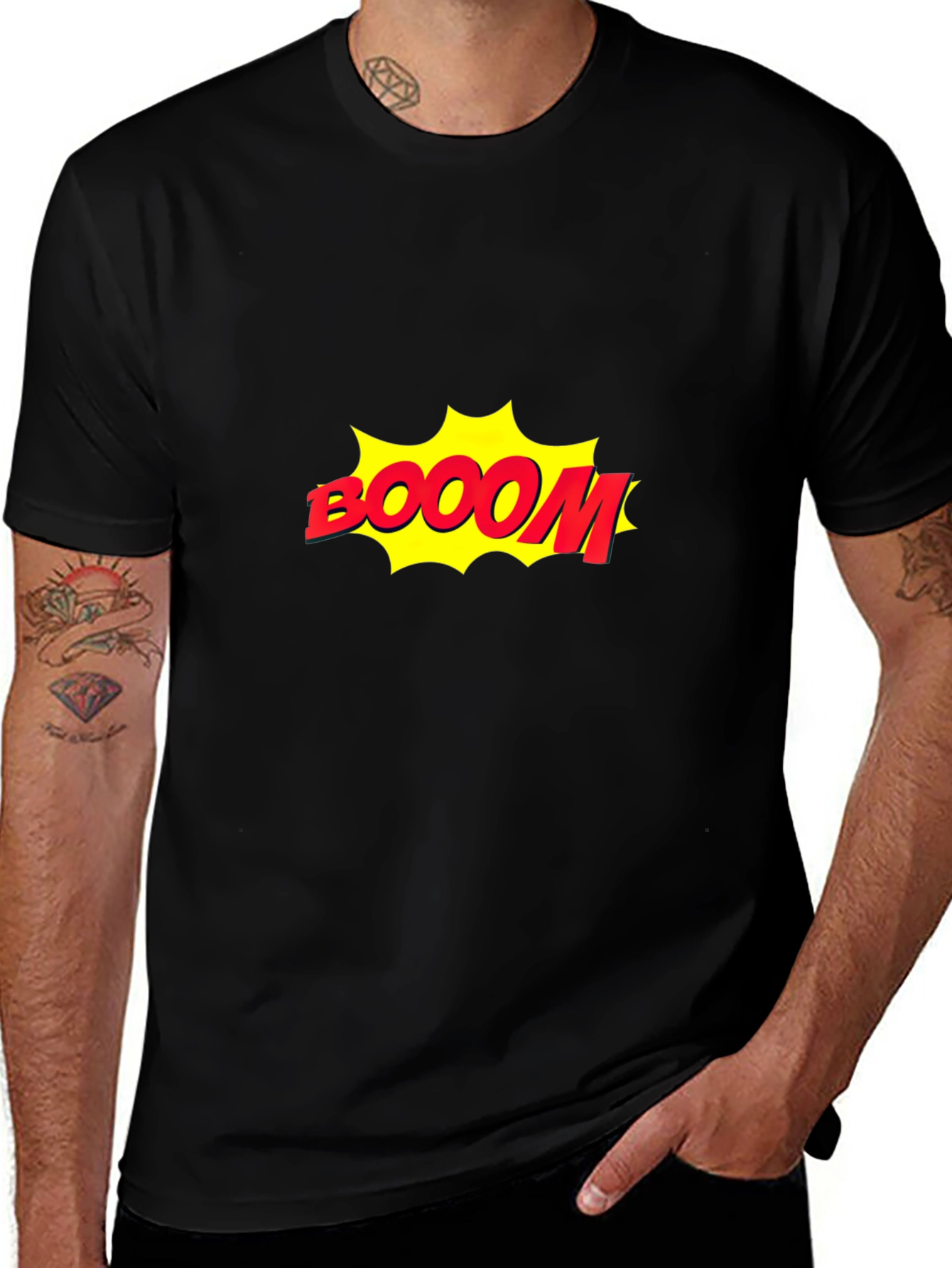 Variant 18 of BOOOOM Graphic T-Shirt - Comic Book Style