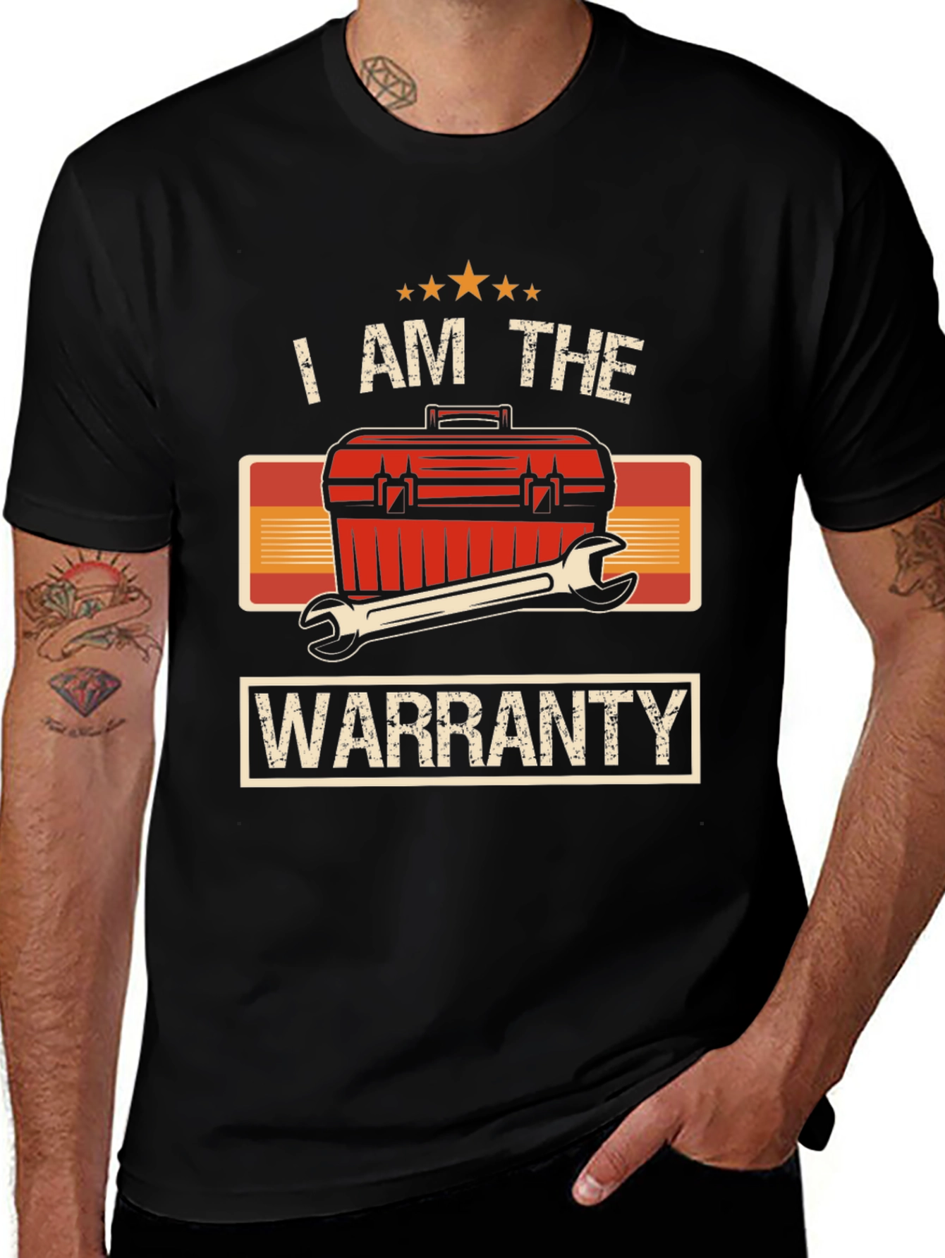 Variant 19 of I am the Warranty T-Shirt - Mechanic Gift