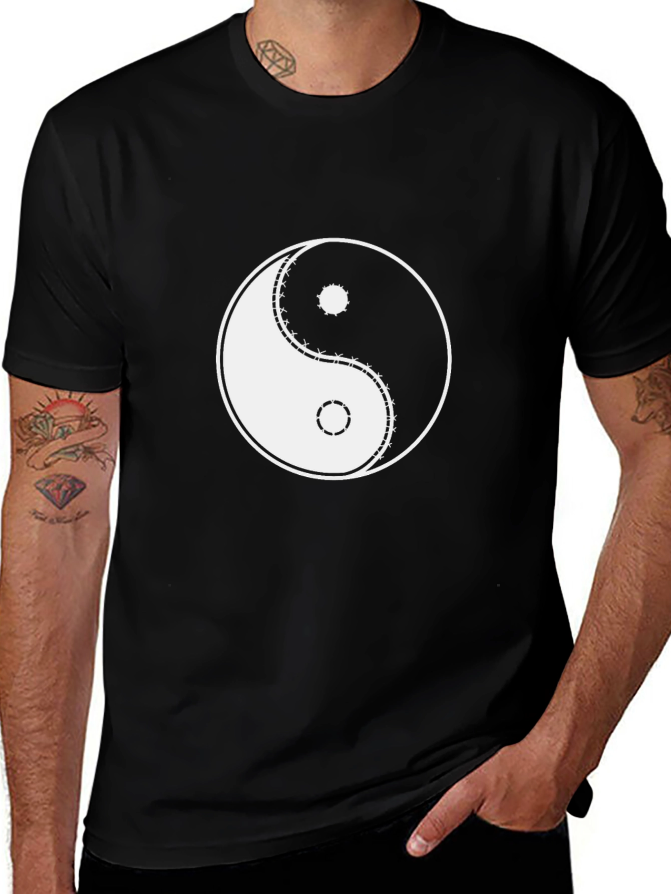 Yin Yang Graphic Tee - Classic Balance Style