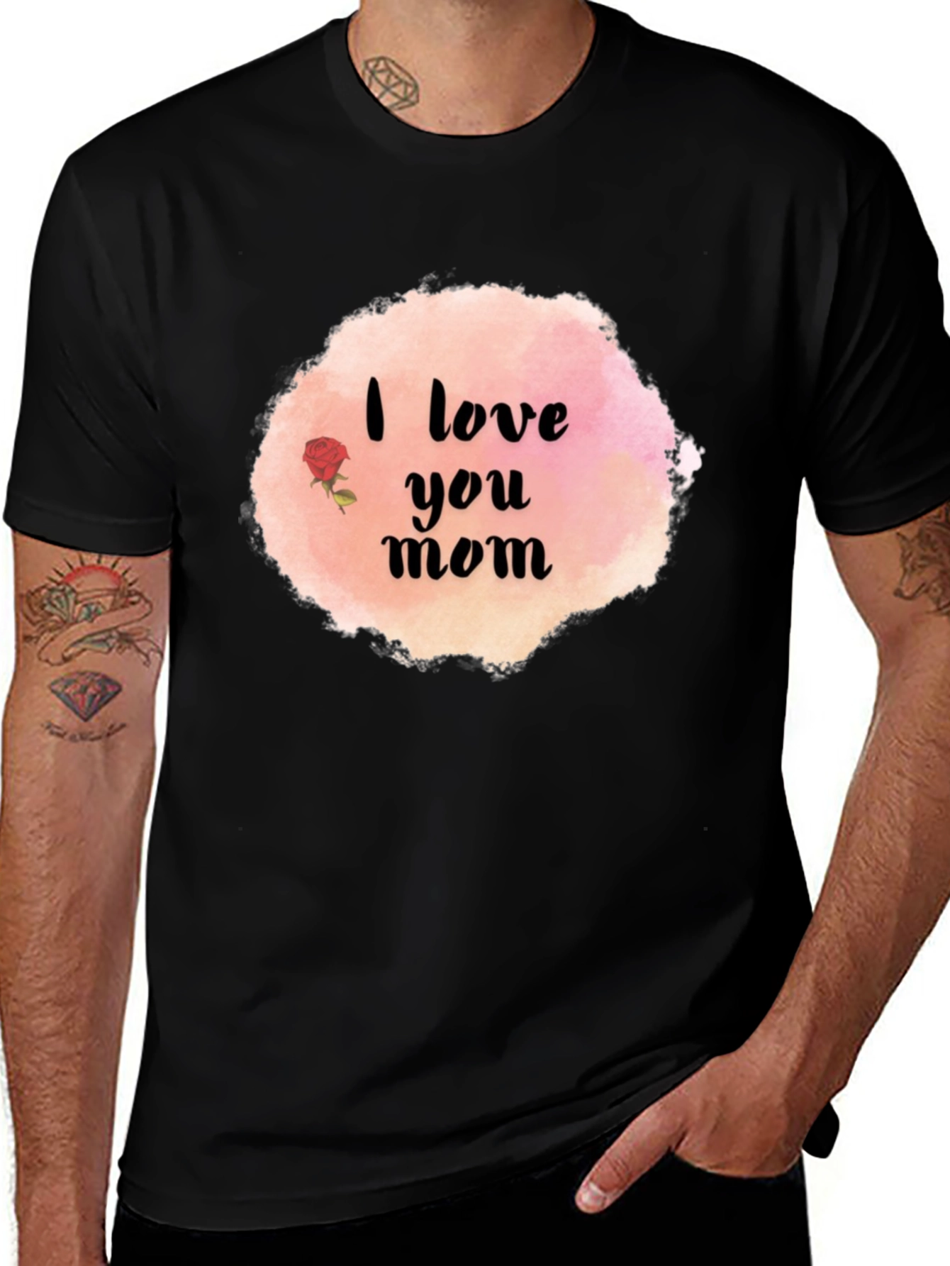 Variant 26 of I Love You Mom Graphic T-Shirt