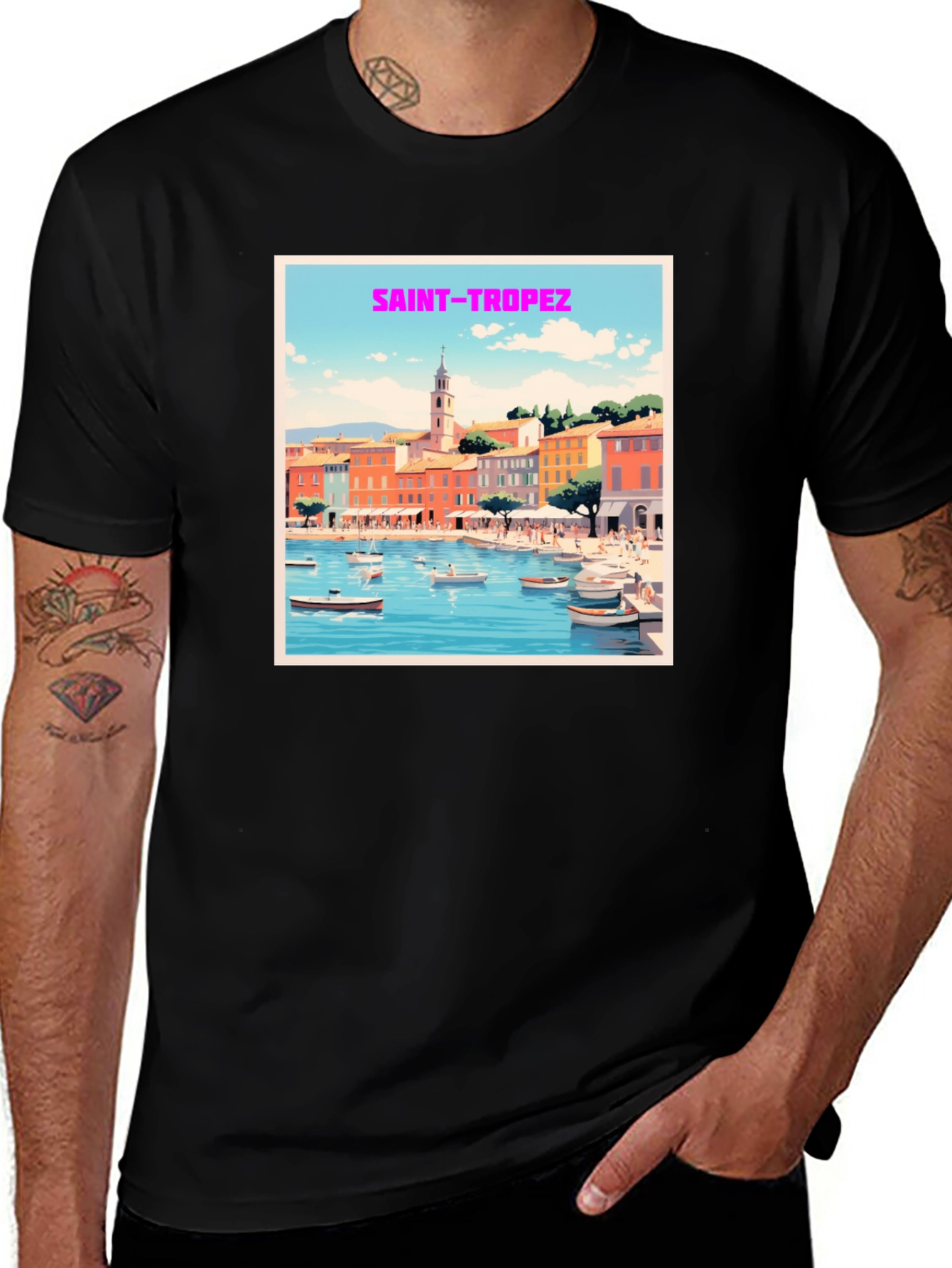 Saint-Tropez Graphic T-Shirt