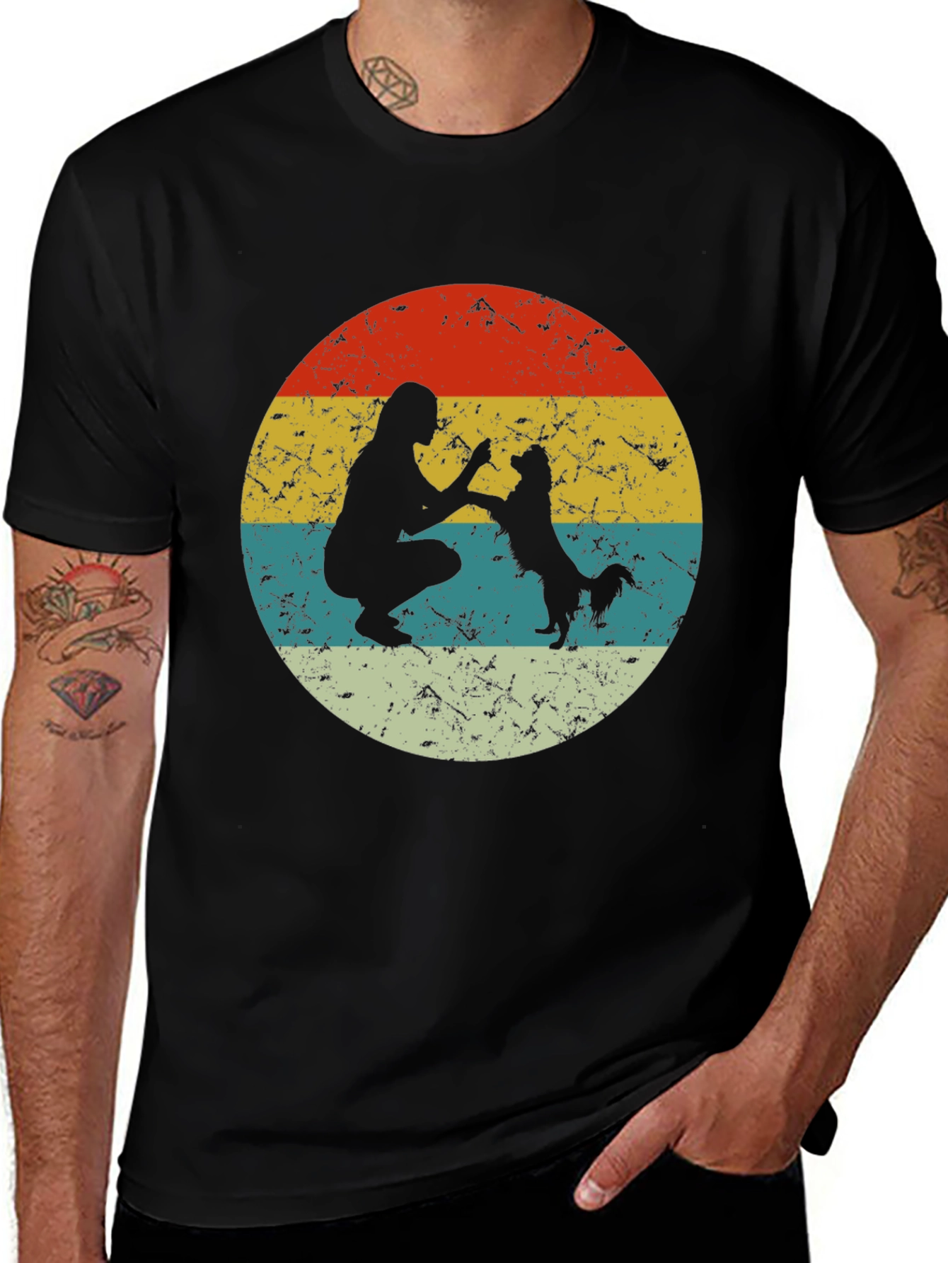Variant 16 of Retro Dog Lover T-Shirt