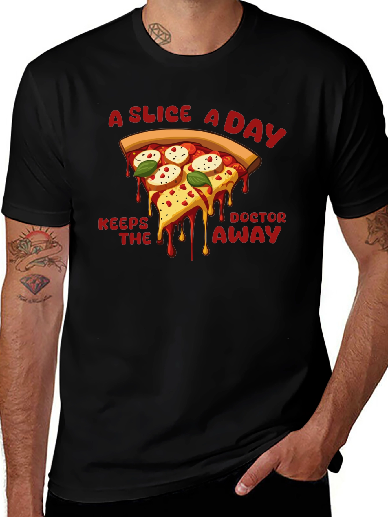 Pizza Slice Graphic T-Shirt