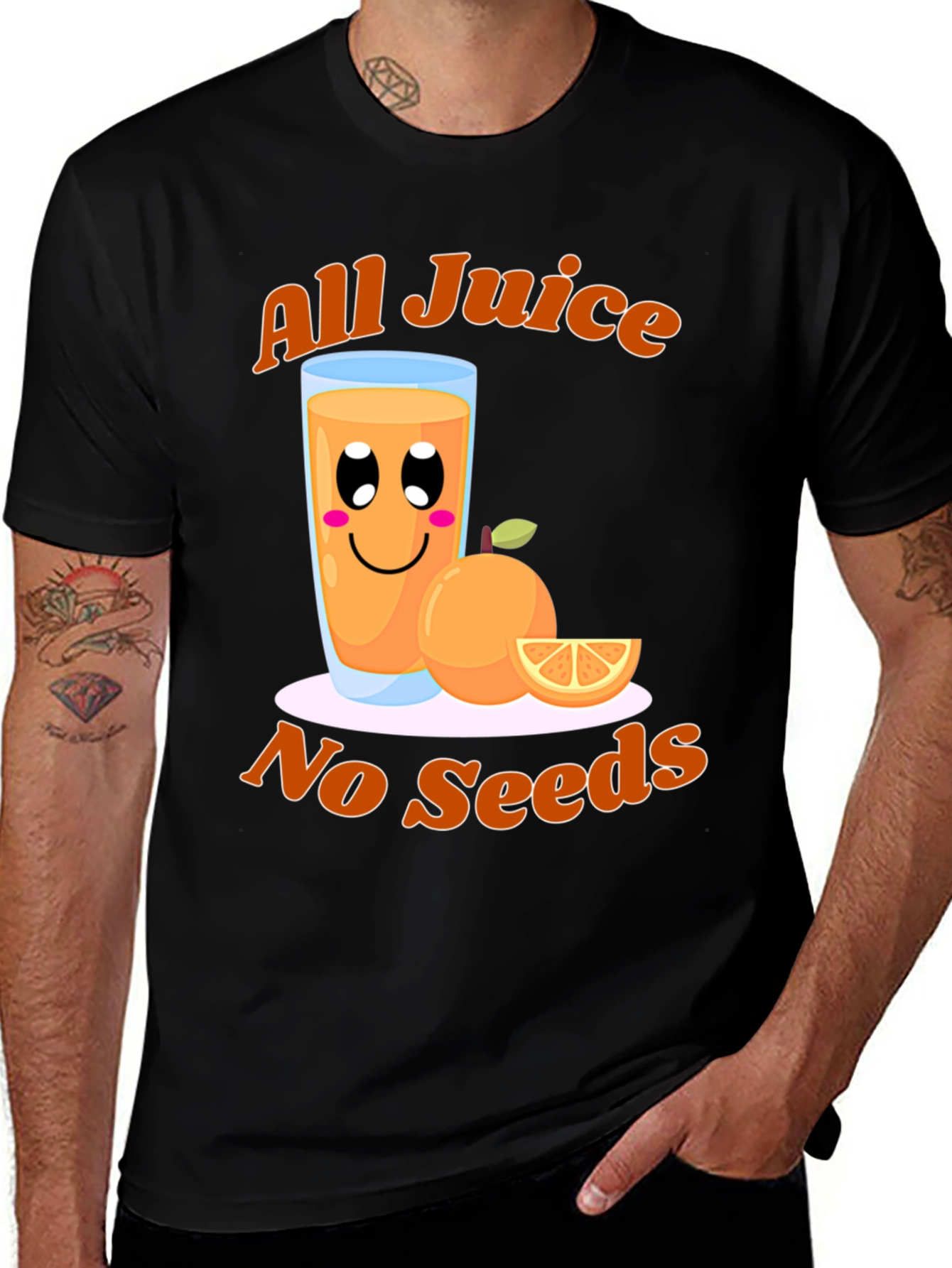 Variant 11 of All Juice No Seeds Graphic T-Shirt