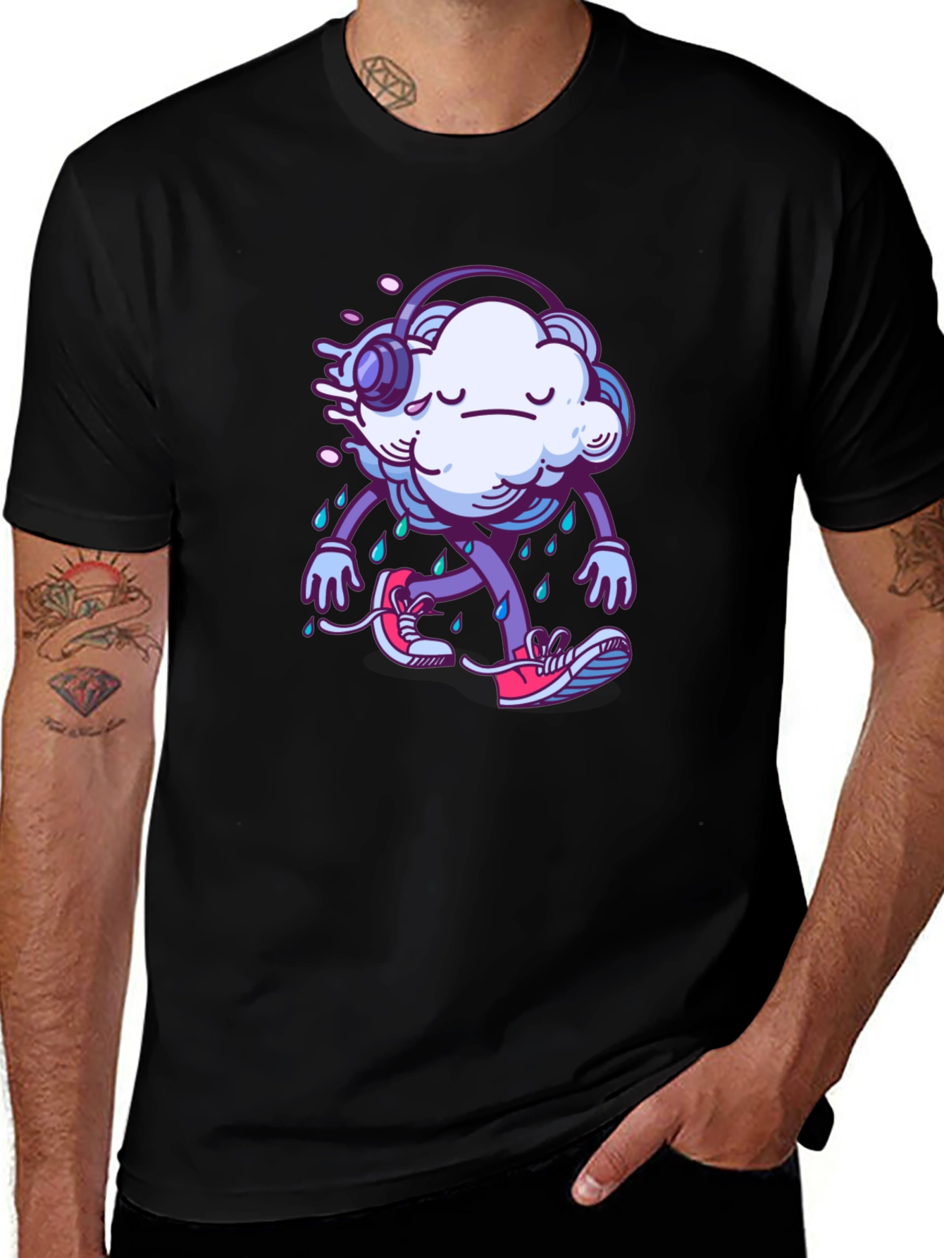Variant 15 of Rainy Cloud Graphic T-Shirt