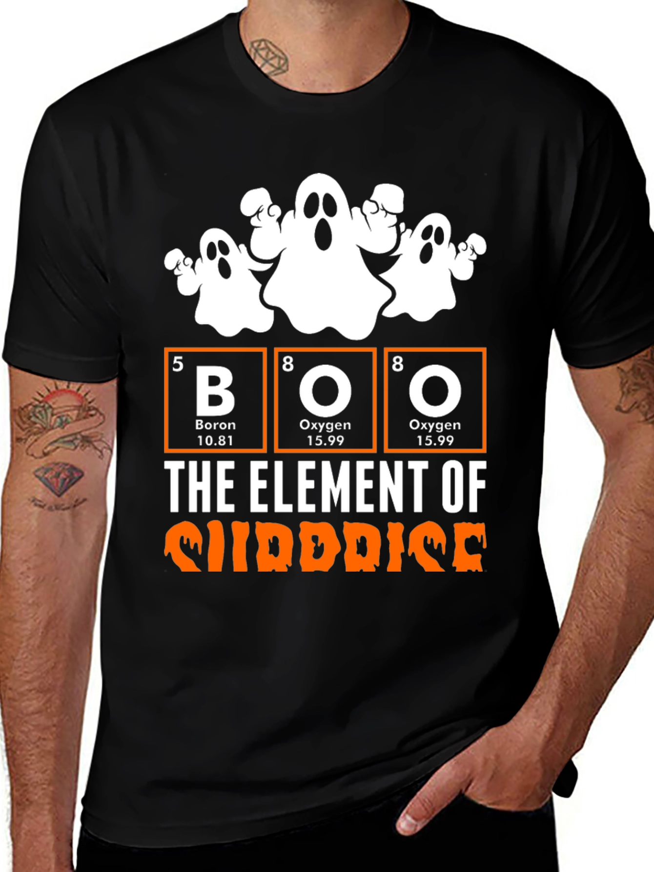 Boo Element of Surprise Halloween T-Shirt