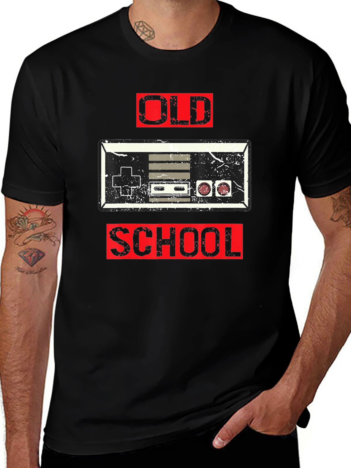 Variant 26 of Retro Gamer T-Shirt - Old School Console Design