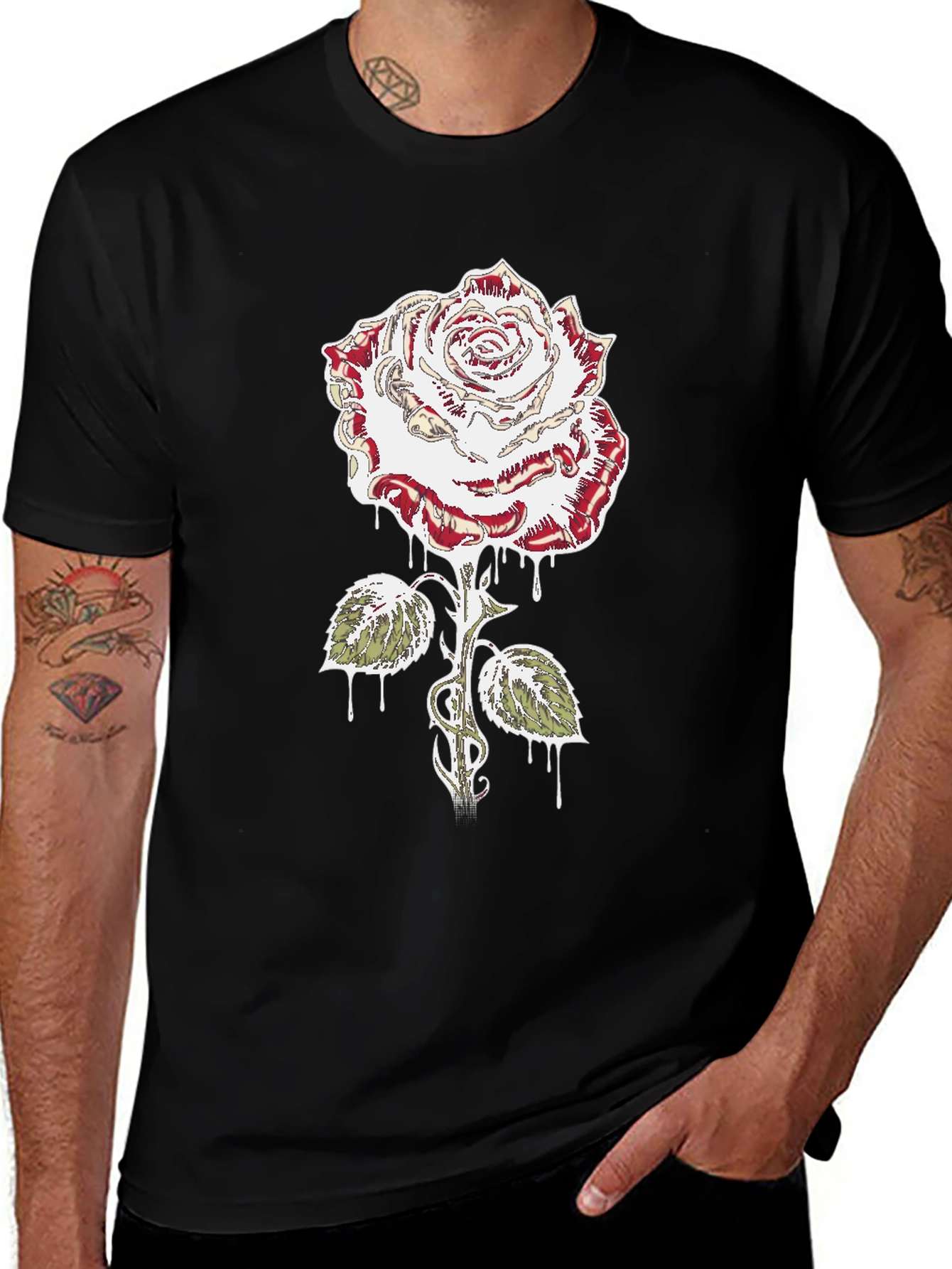 Black Rose Graphic Tee
