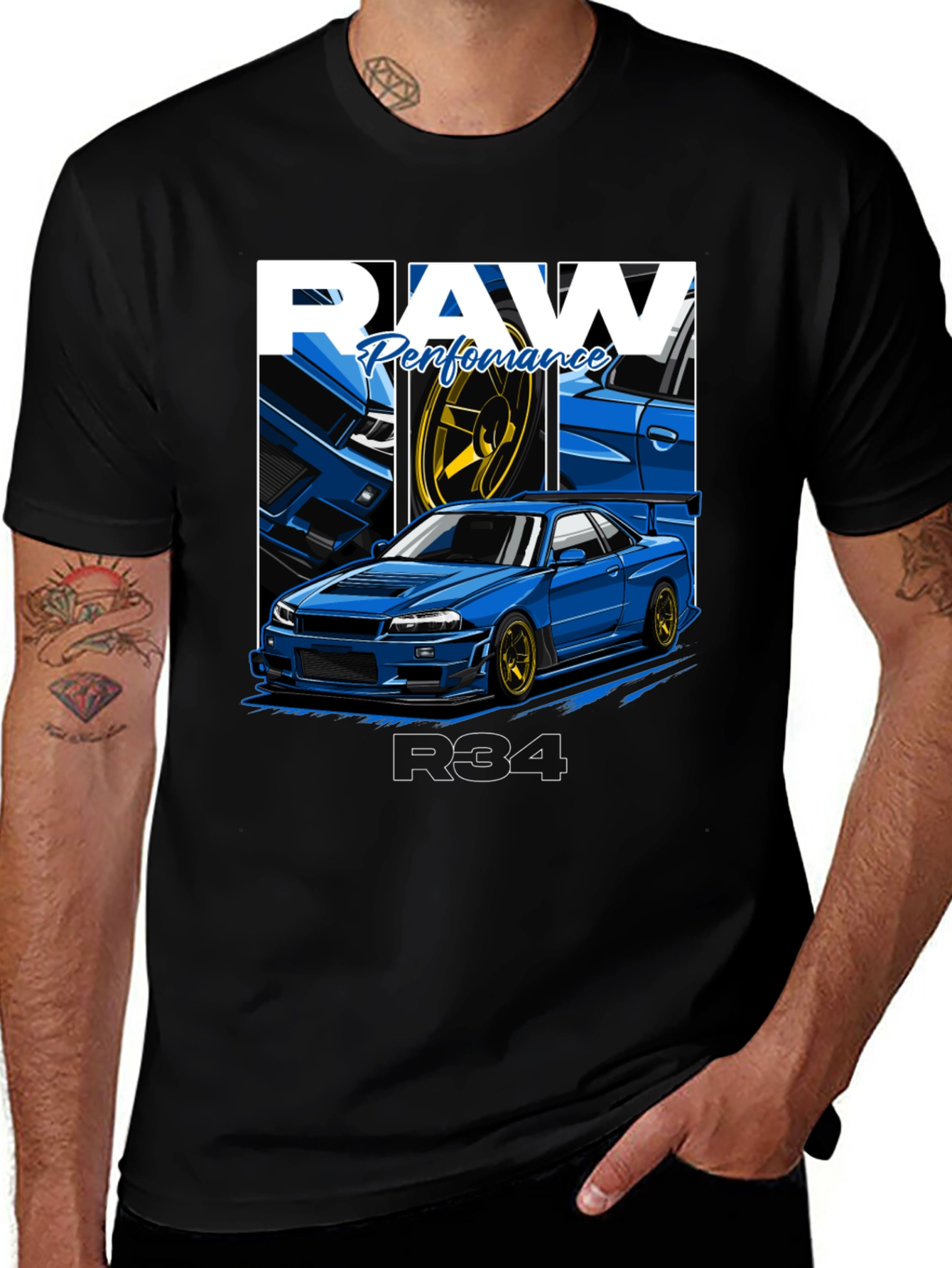 Variant 30 of Raw Performance R34 T-Shirt
