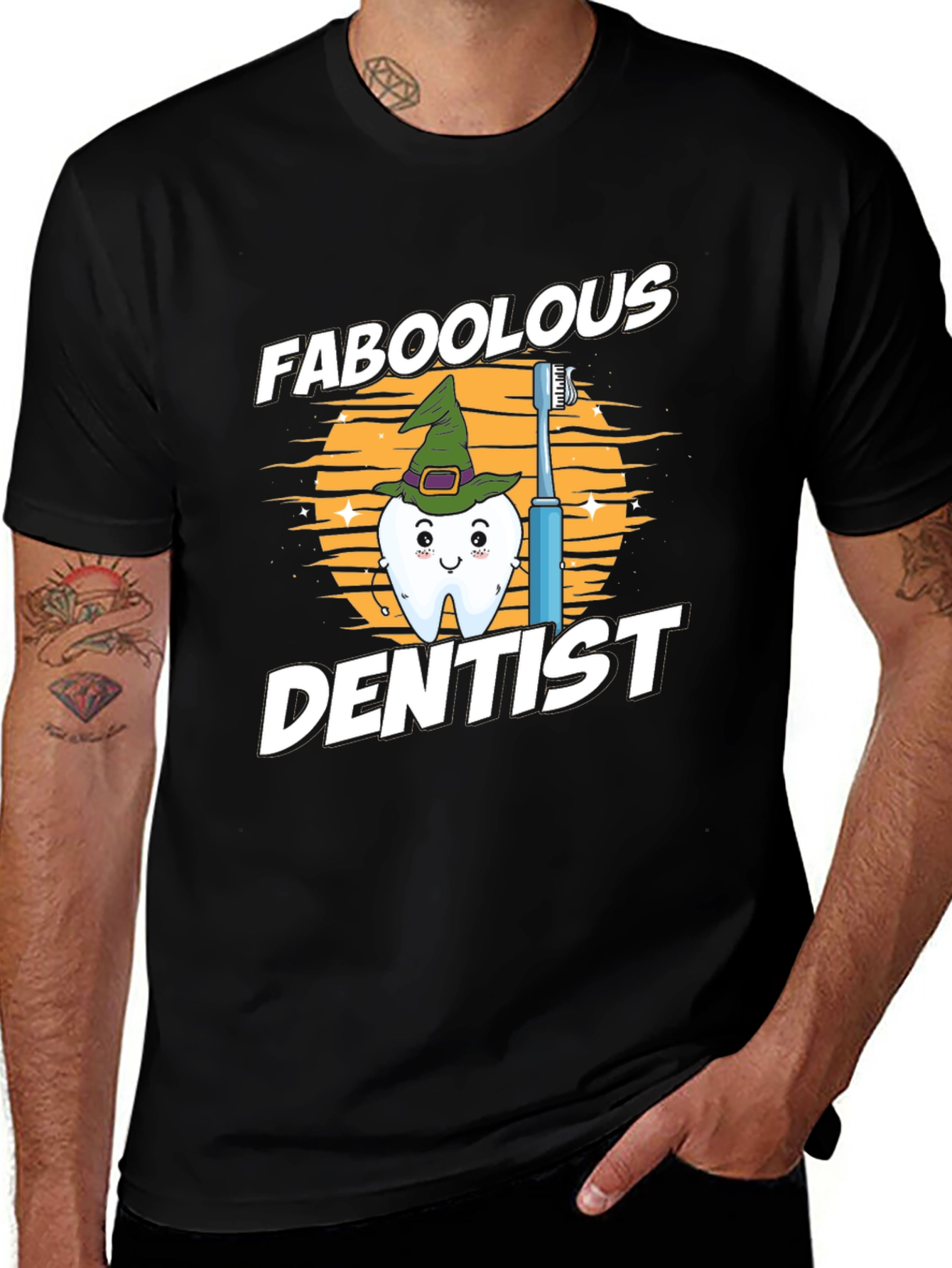 Variant 12 of Fabulous Dentist Halloween T-Shirt