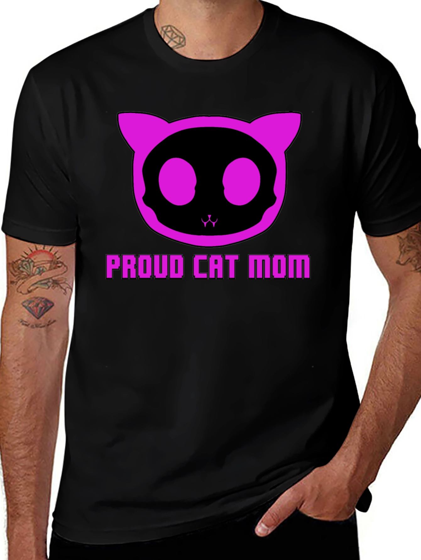 Variant 20 of Proud Cat Mom T-Shirt