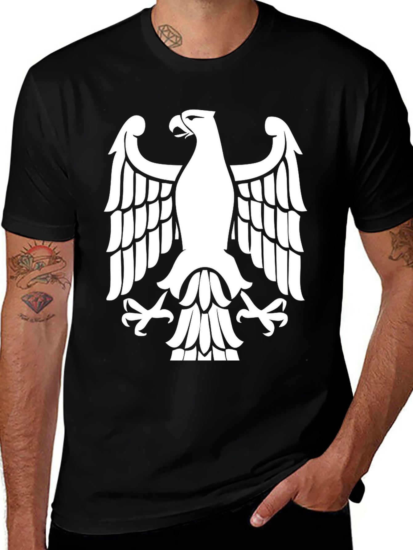 Variant 11 of Black Eagle Graphic Tee